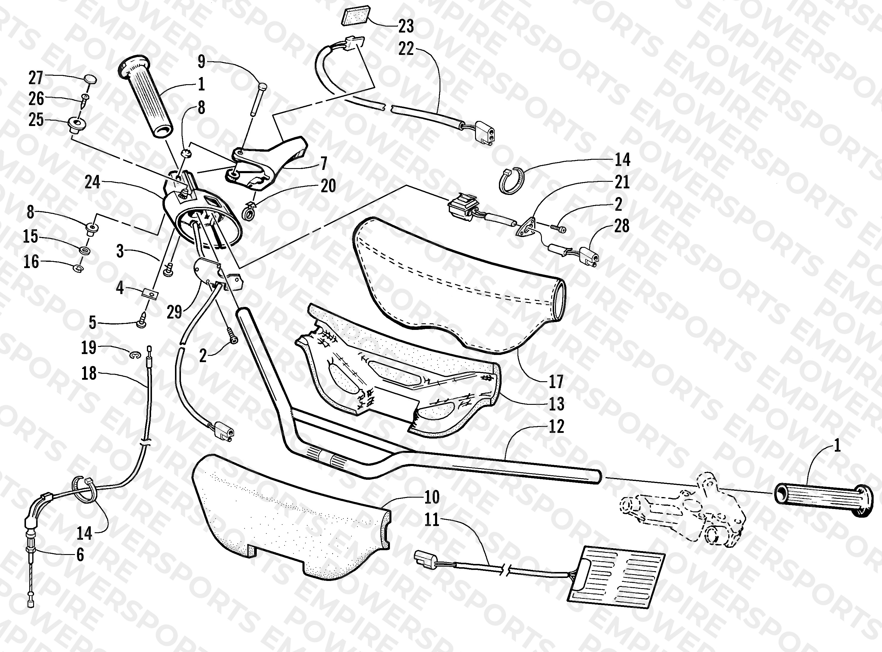 HANDLEBAR AND CONTROLS