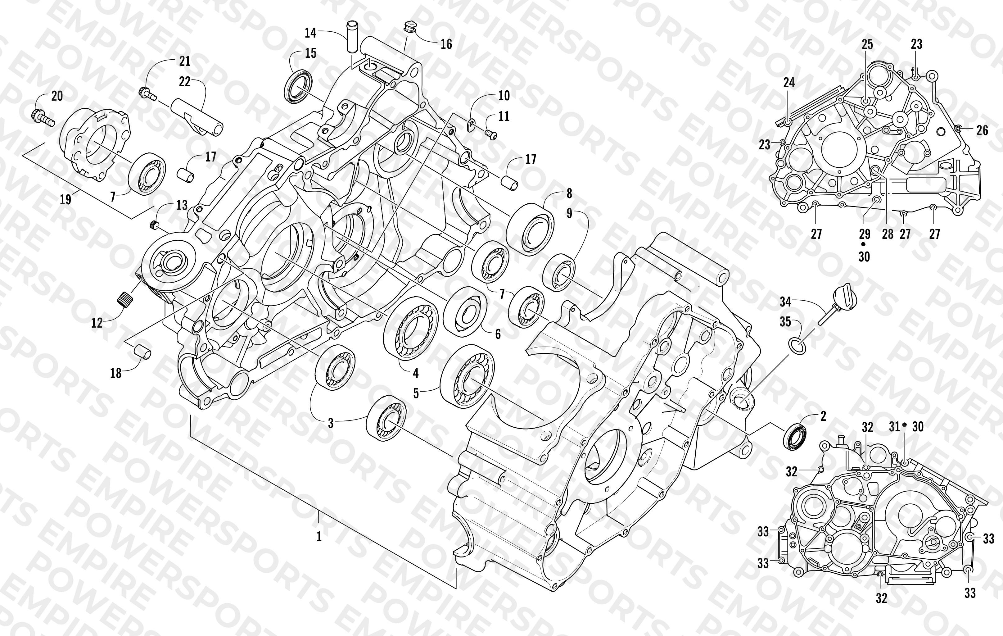CRANKCASE ASSEMBLY