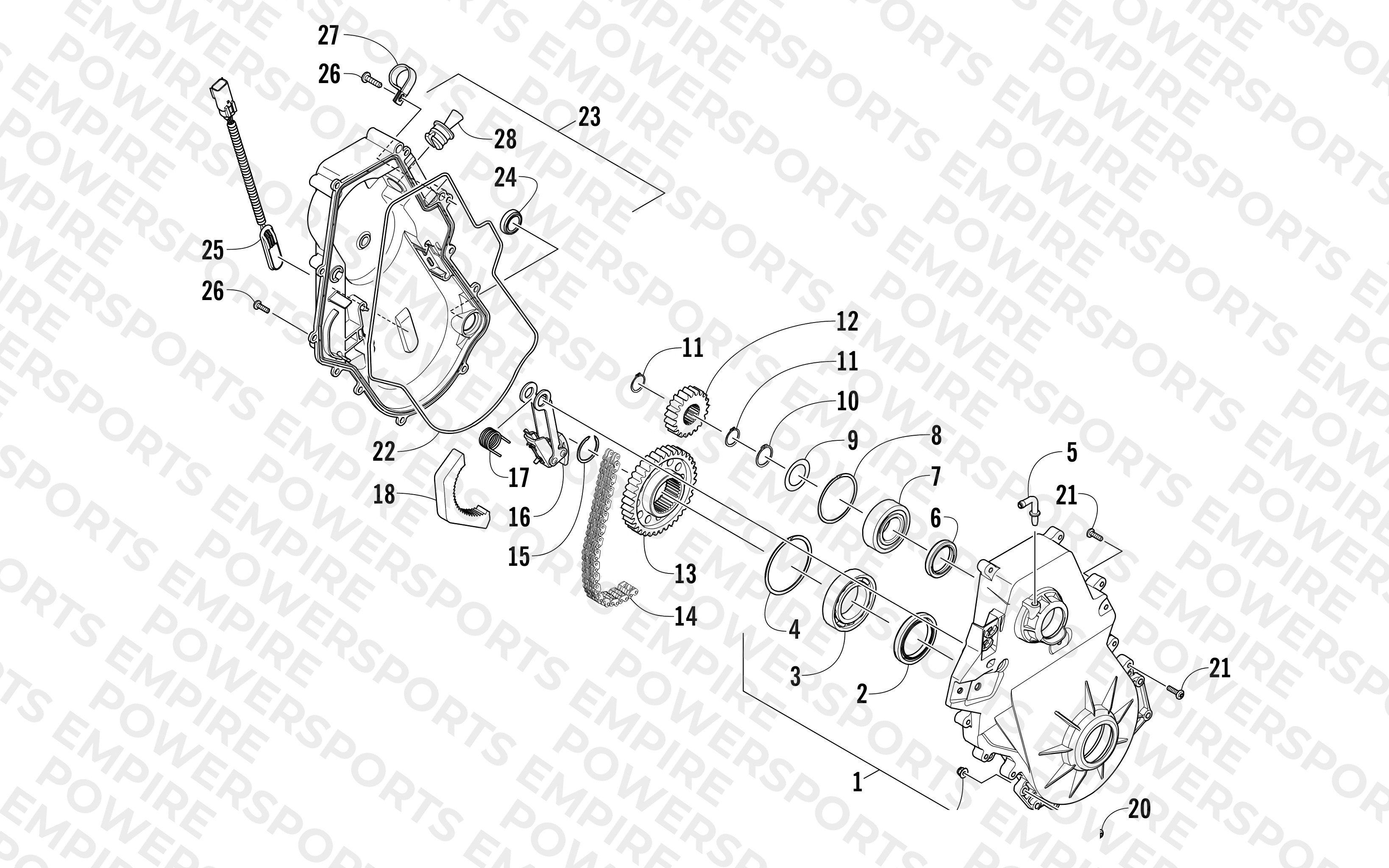 CHAIN CASE ASSEMBLY