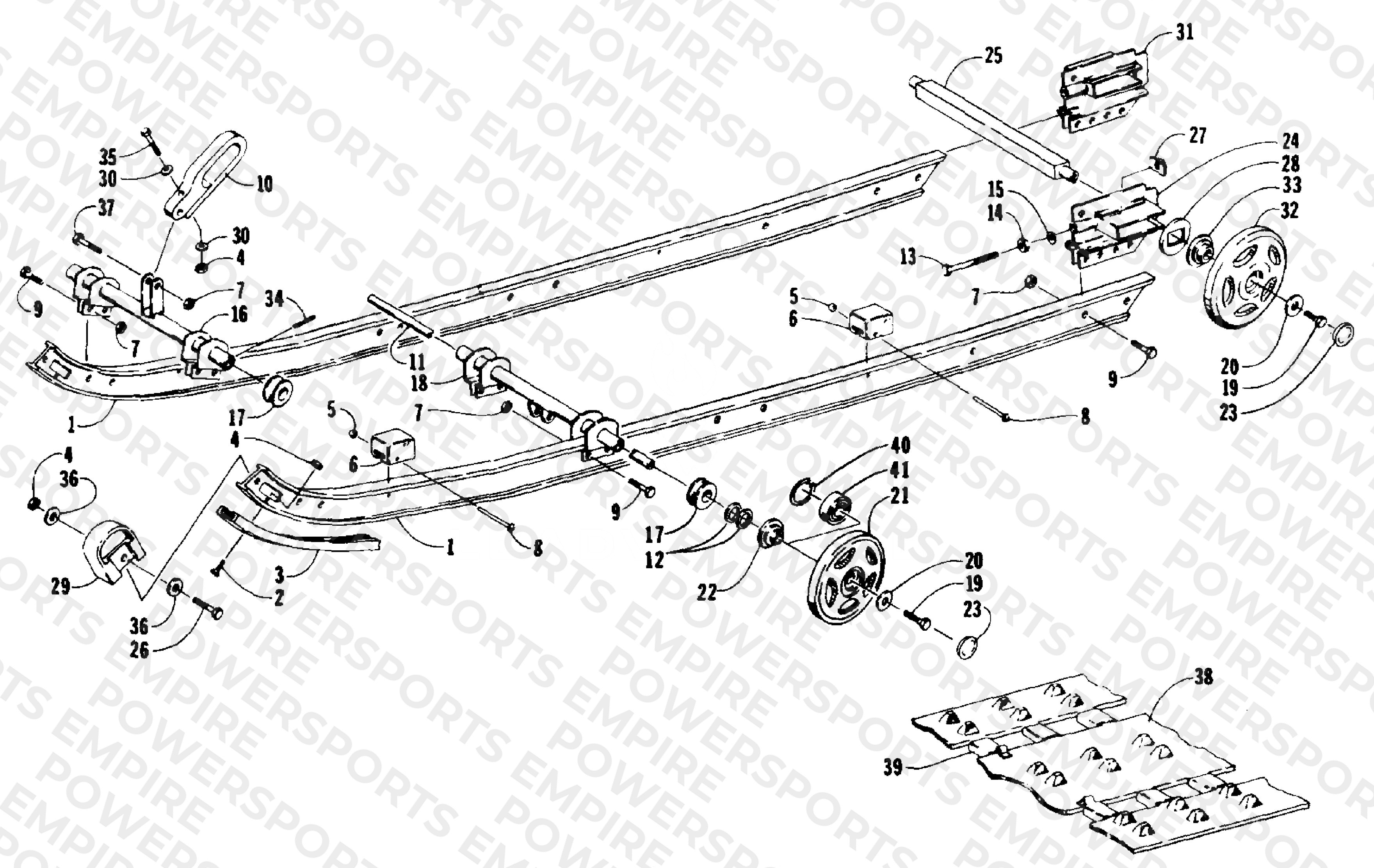 SLIDE RAIL TRACK ASSEMBLIES