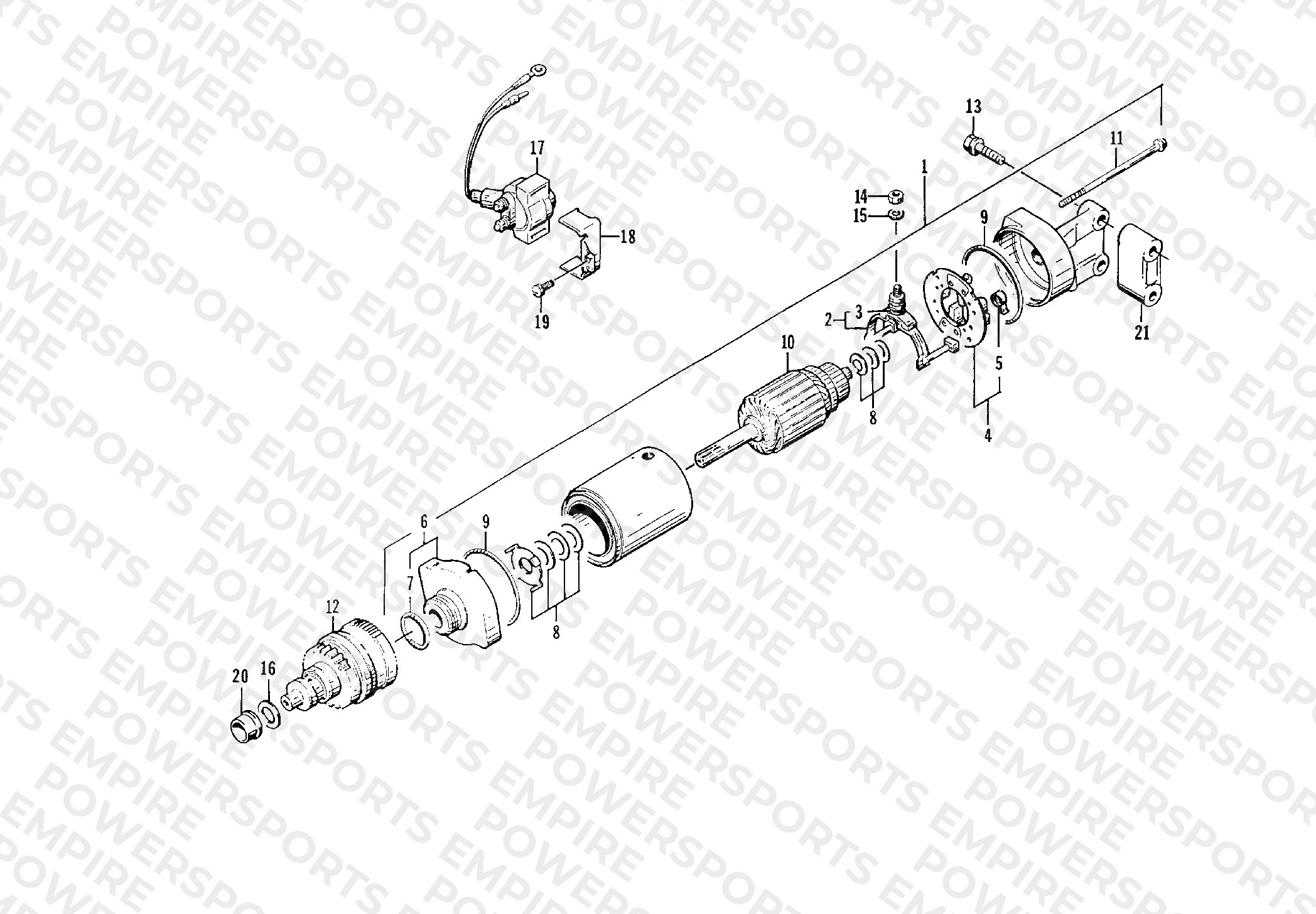 STARTER MOTOR ASSEMBLY