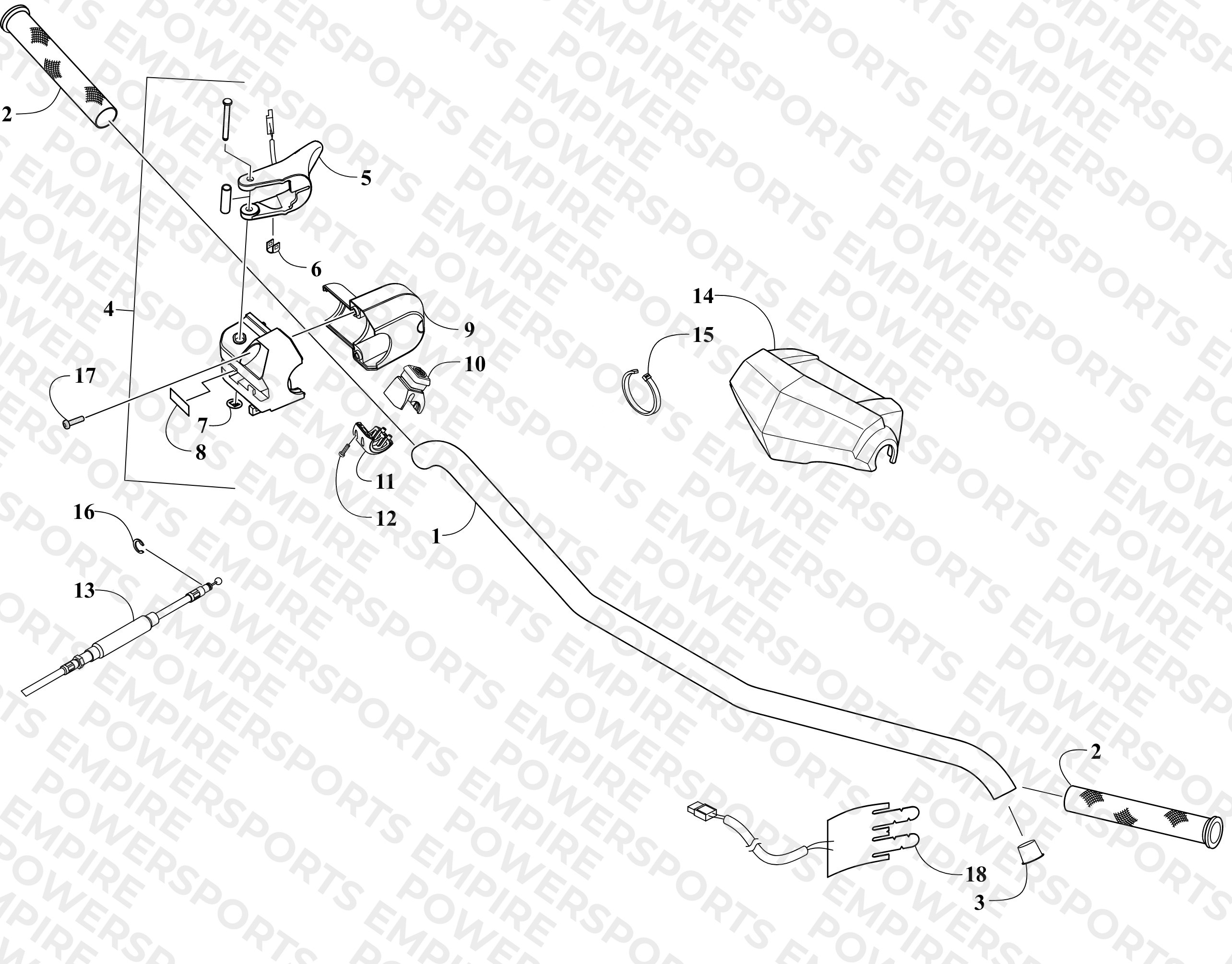 HANDLEBAR AND CONTROLS