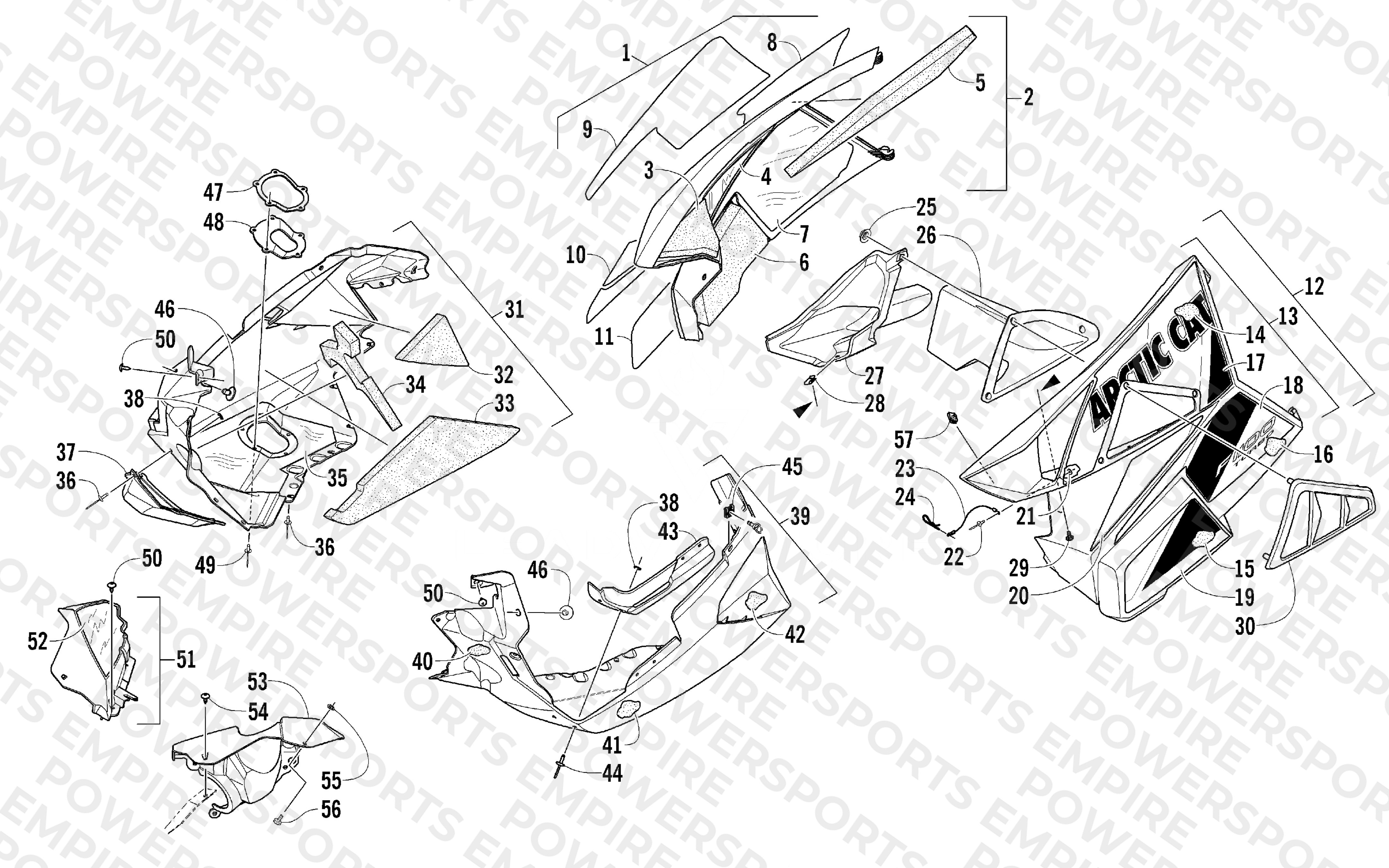 SKID PLATE AND SIDE PANEL ASSEMBLY
