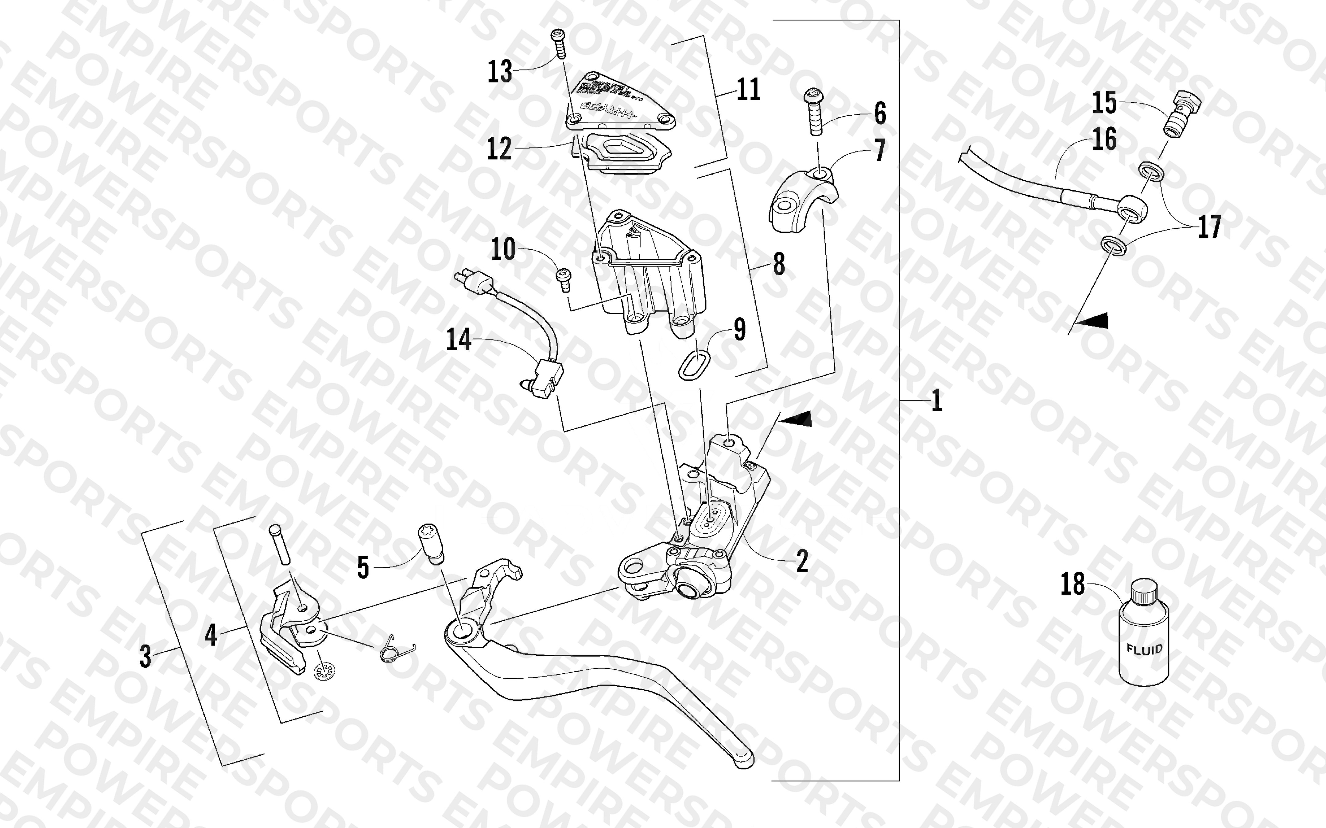 HYDRAULIC BRAKE CONTROL ASSEMBLY