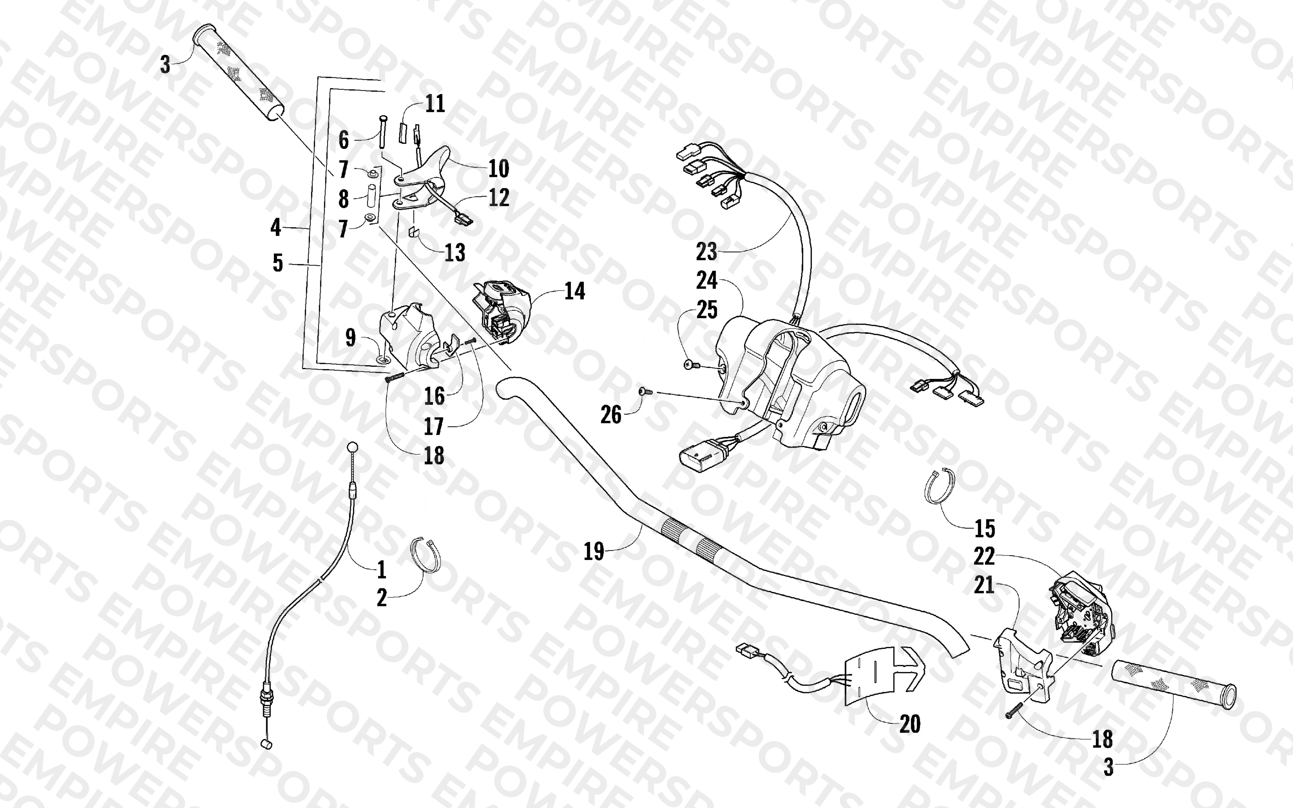 HANDLEBAR AND CONTROLS