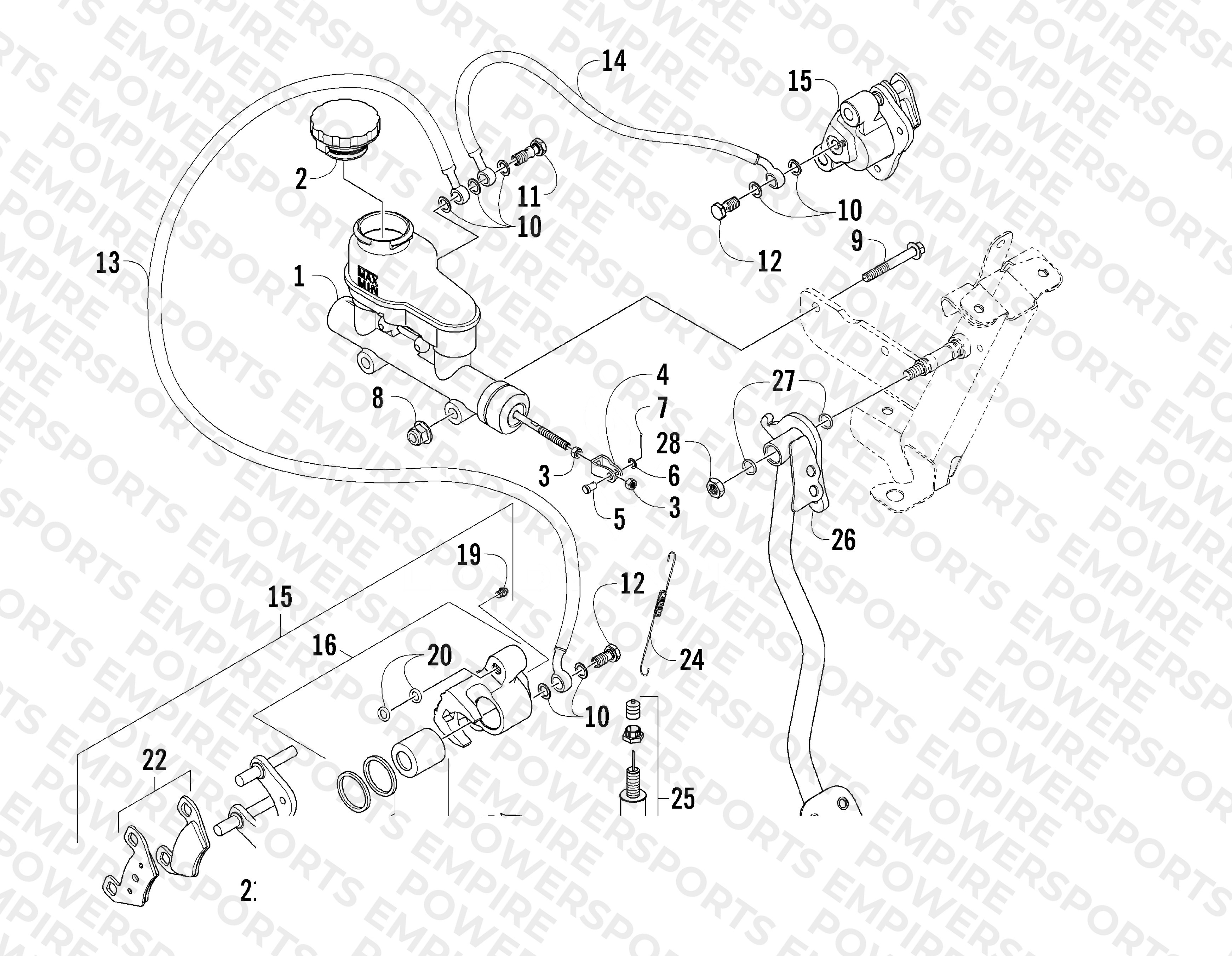 HYDRAULIC BRAKE ASSEMBLY