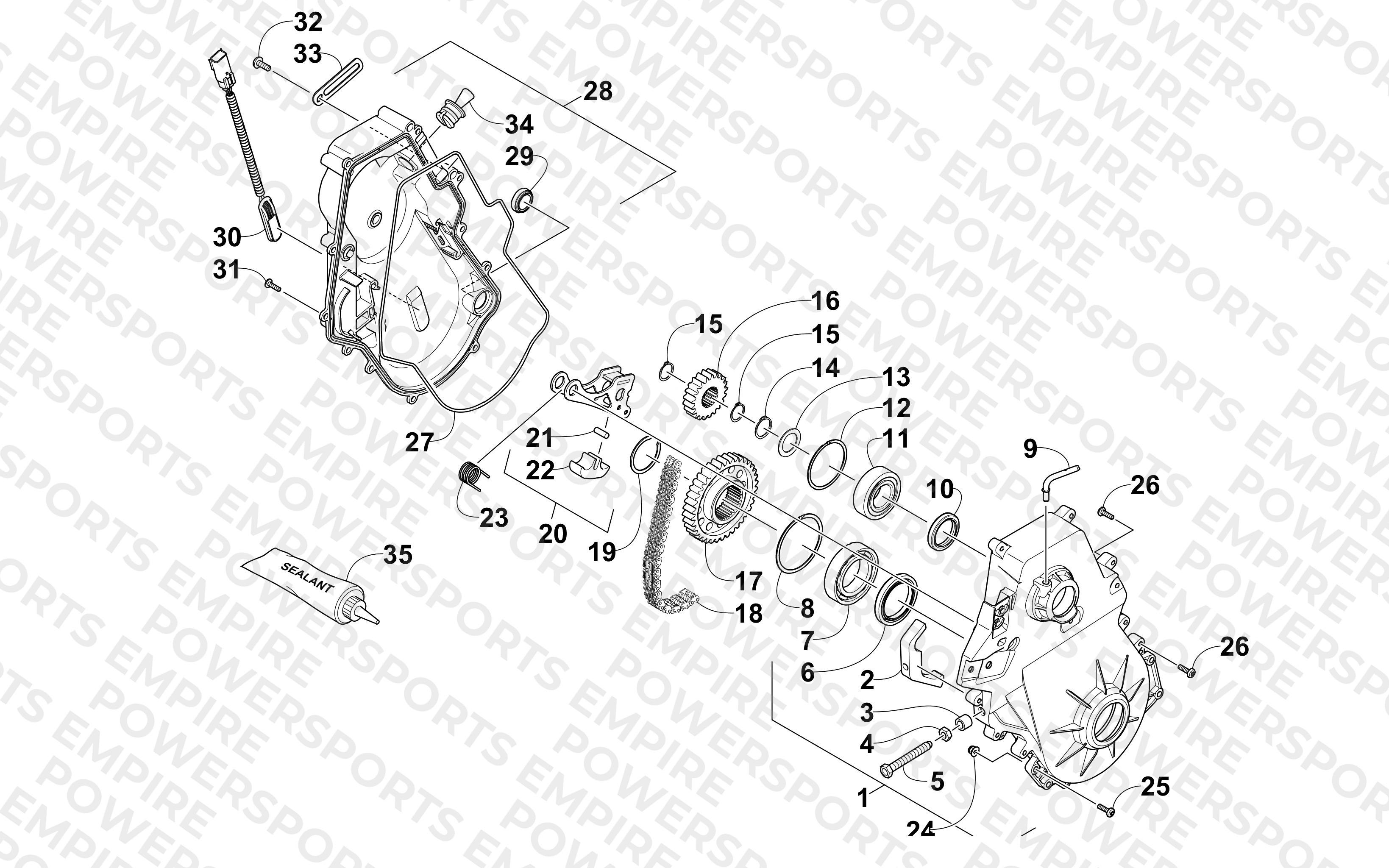 CHAIN CASE ASSEMBLY