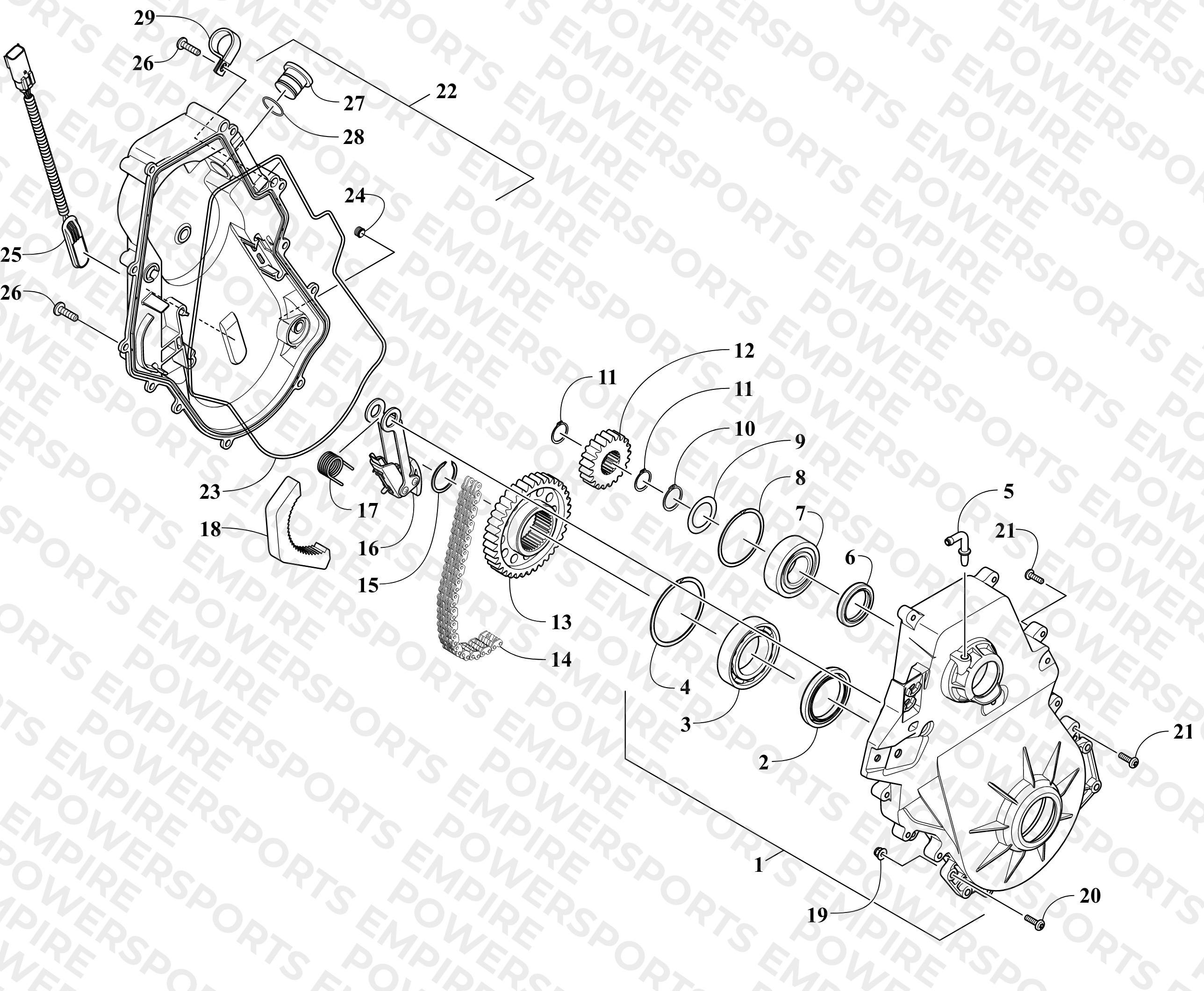 CHAIN CASE ASSEMBLY