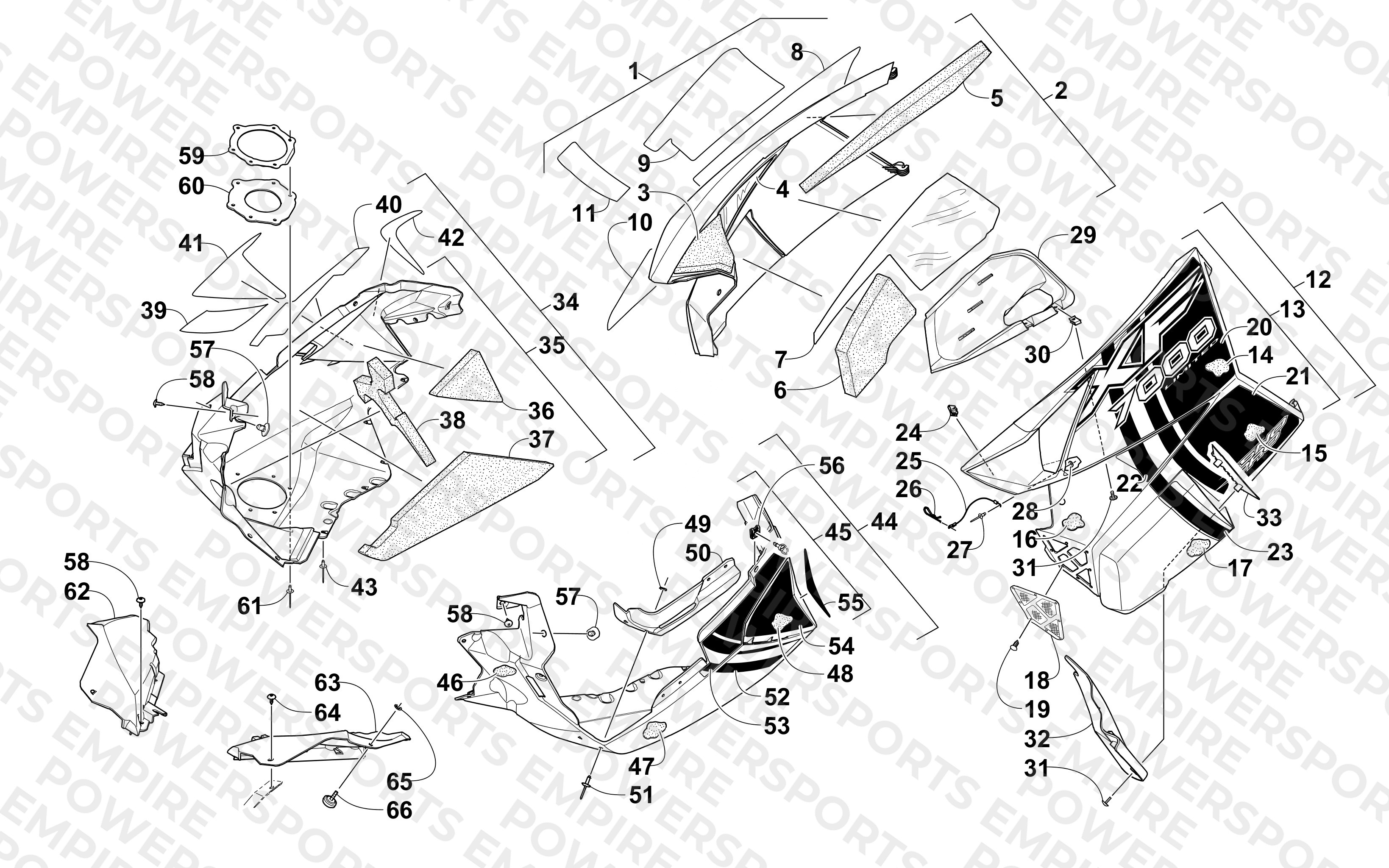 SKID PLATE AND SIDE PANEL ASSEMBLY