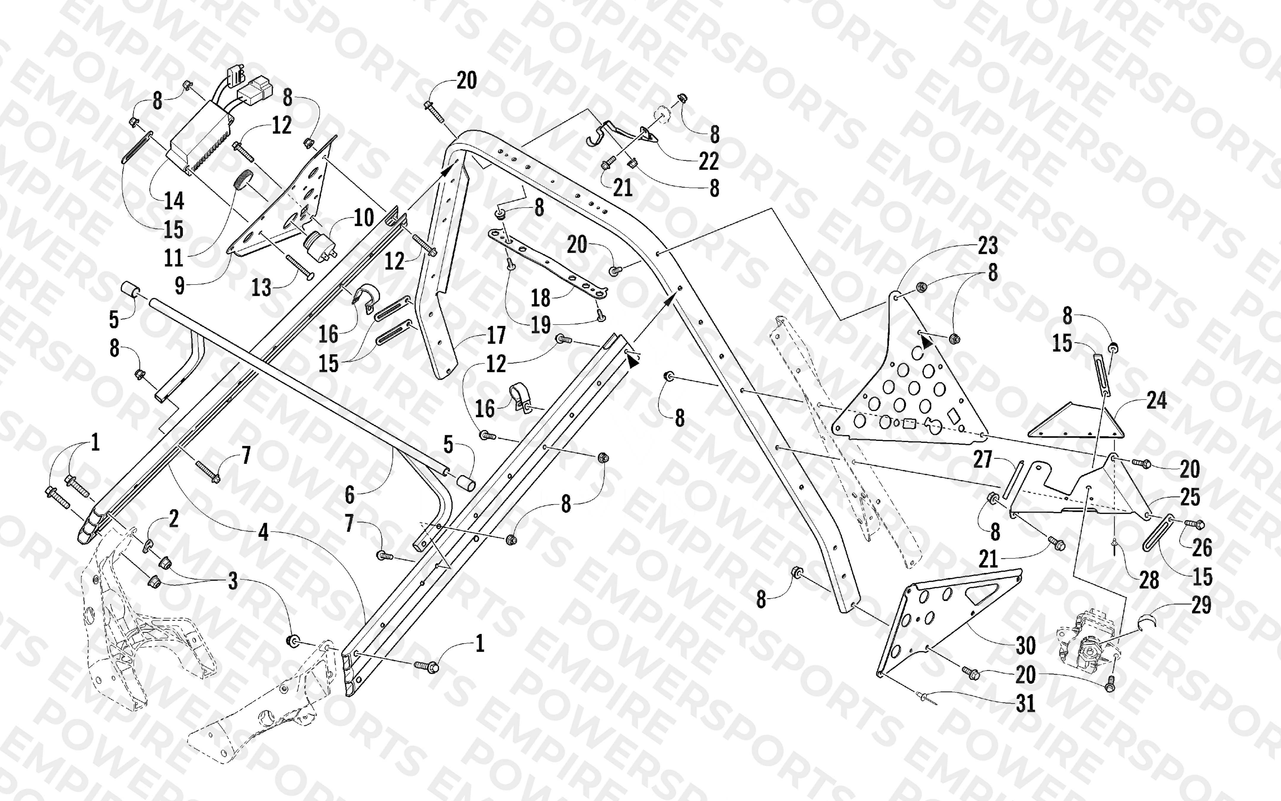 STEERING SUPPORT ASSEMBLY