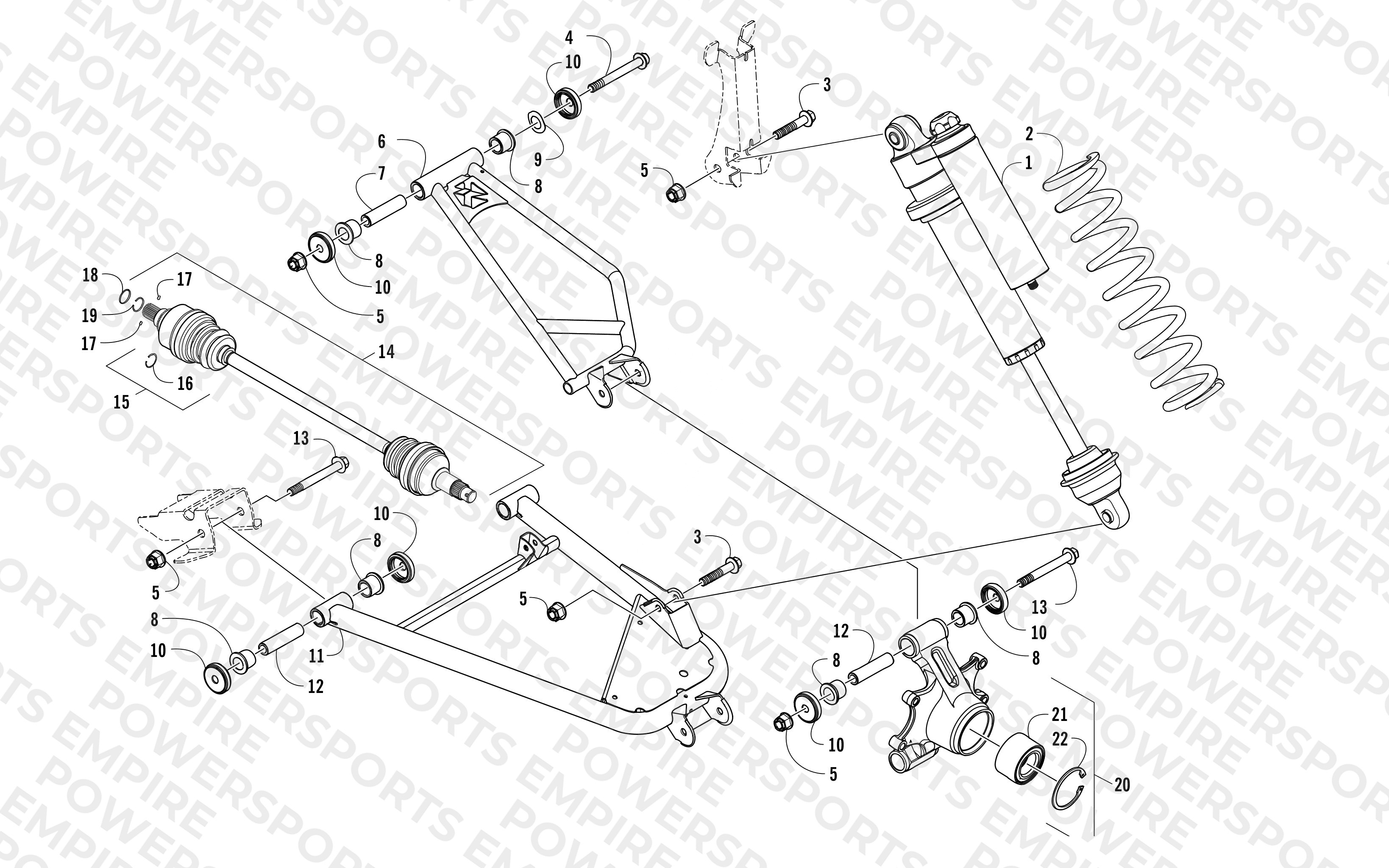 REAR SUSPENSION ASSEMBLY