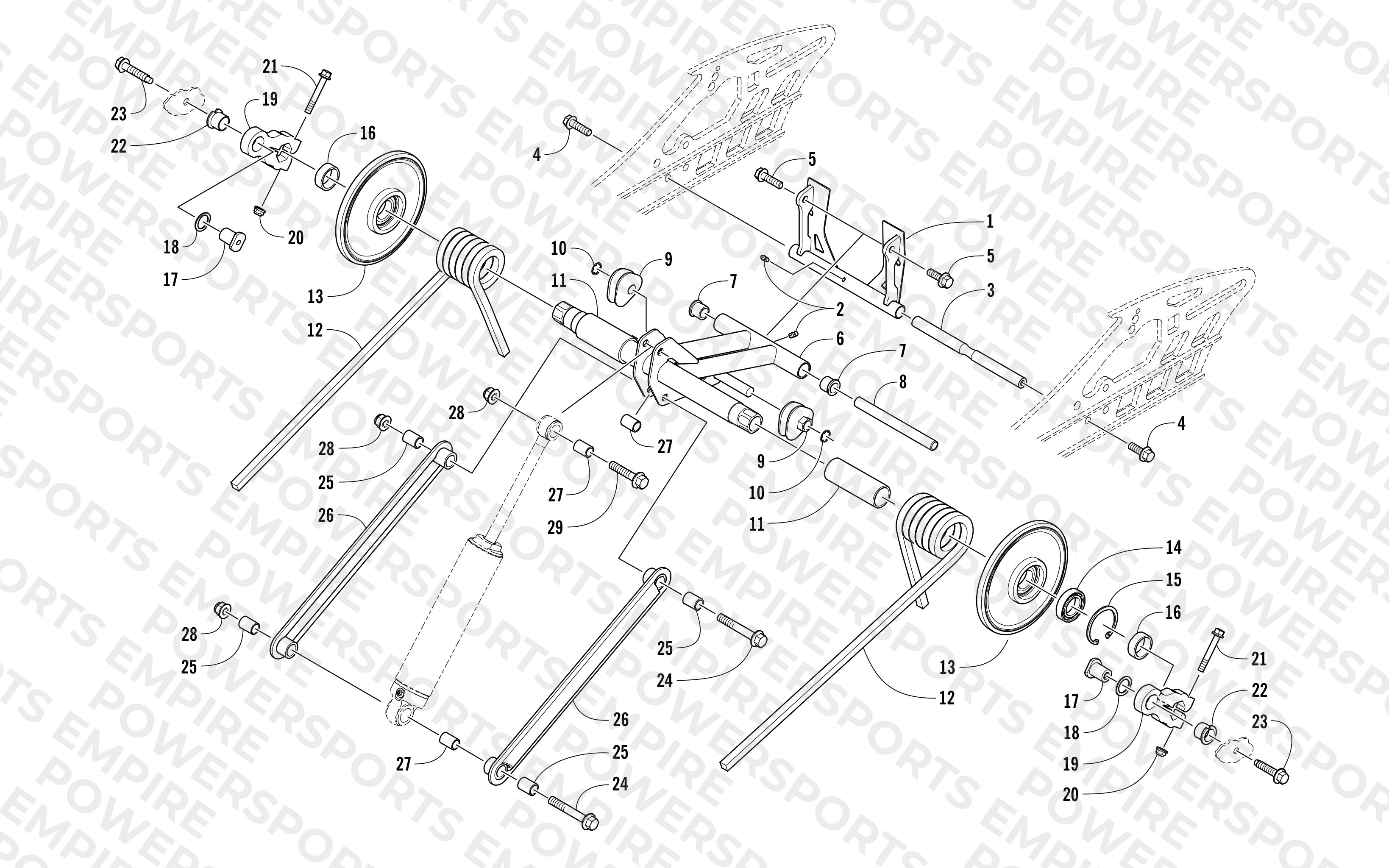 REAR SUSPENSION REAR ARM ASSEMBLY