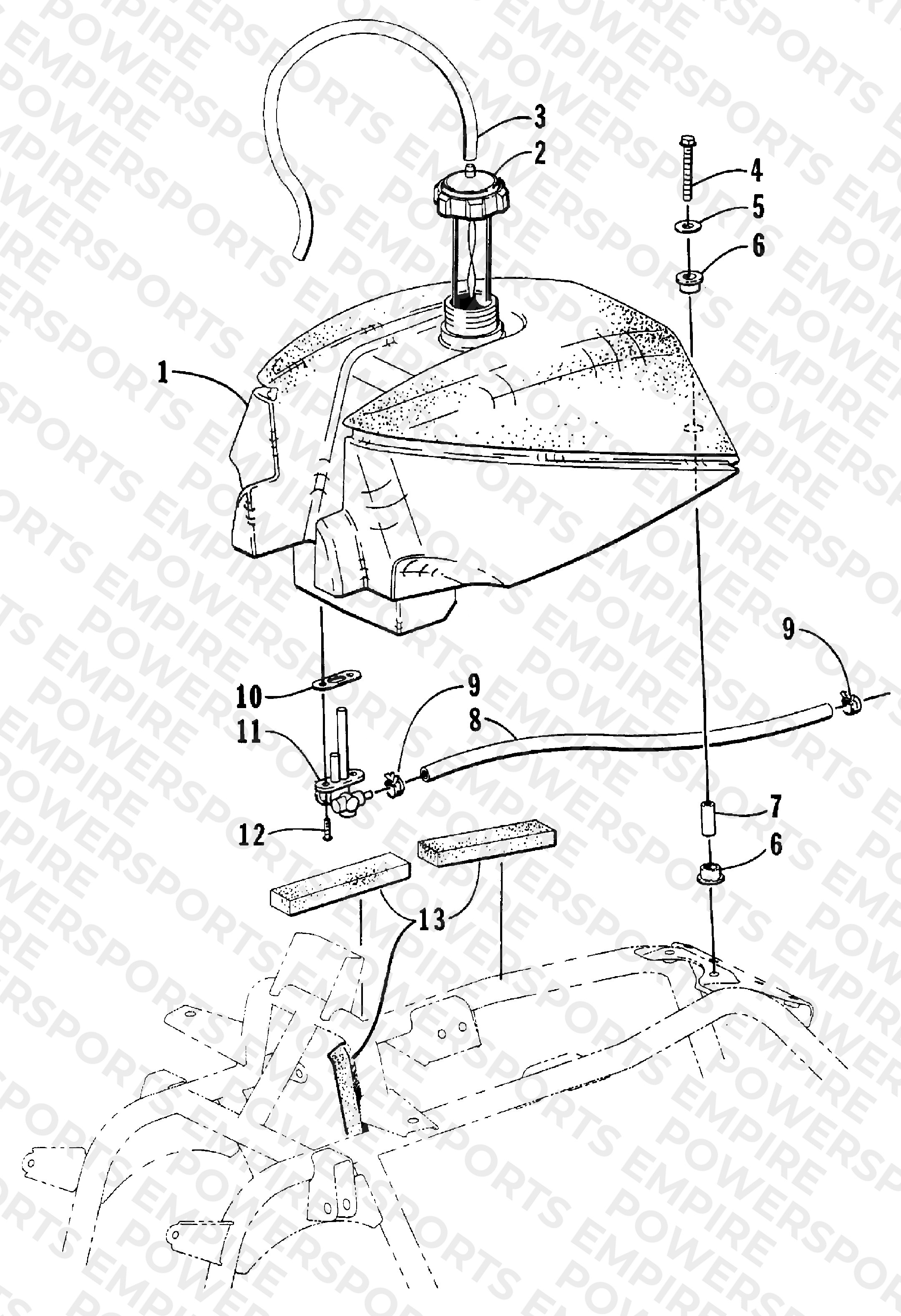 GAS TANK ASSEMBLY