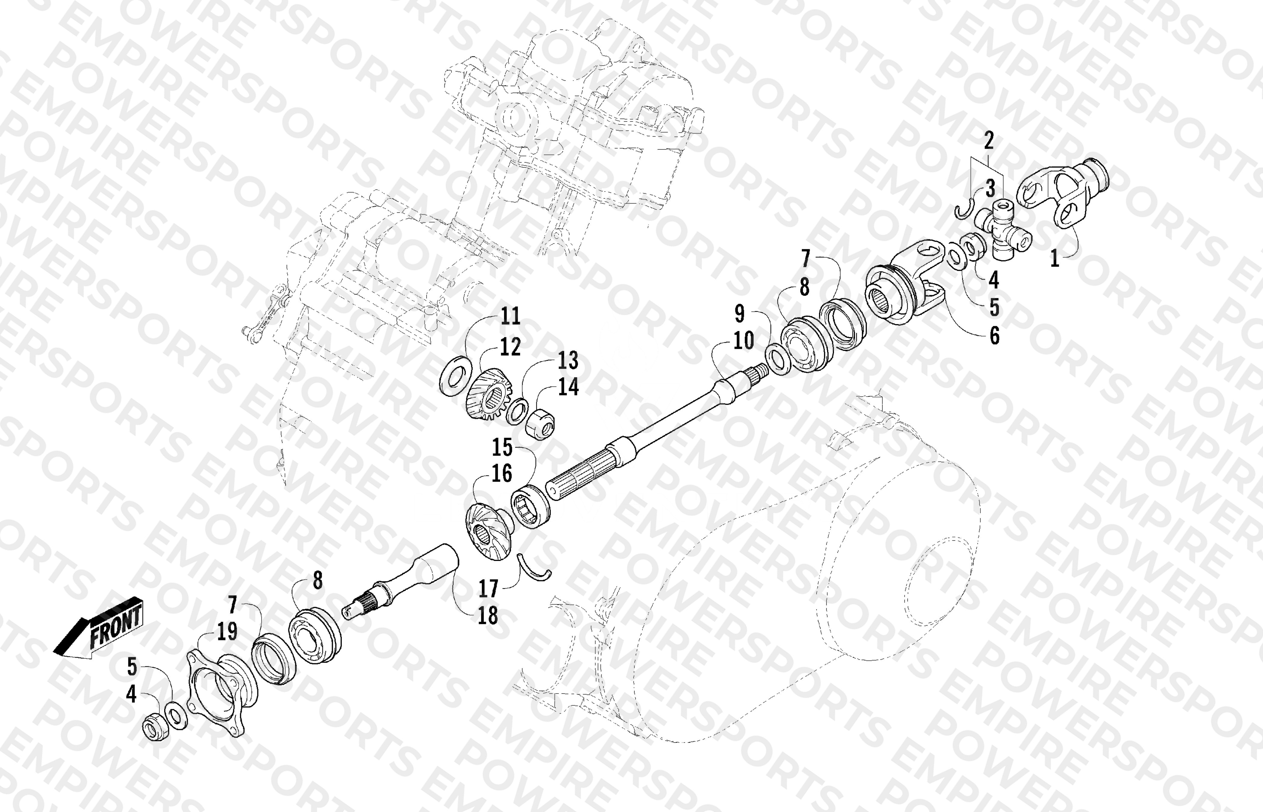 SECONDARY DRIVE ASSEMBLY