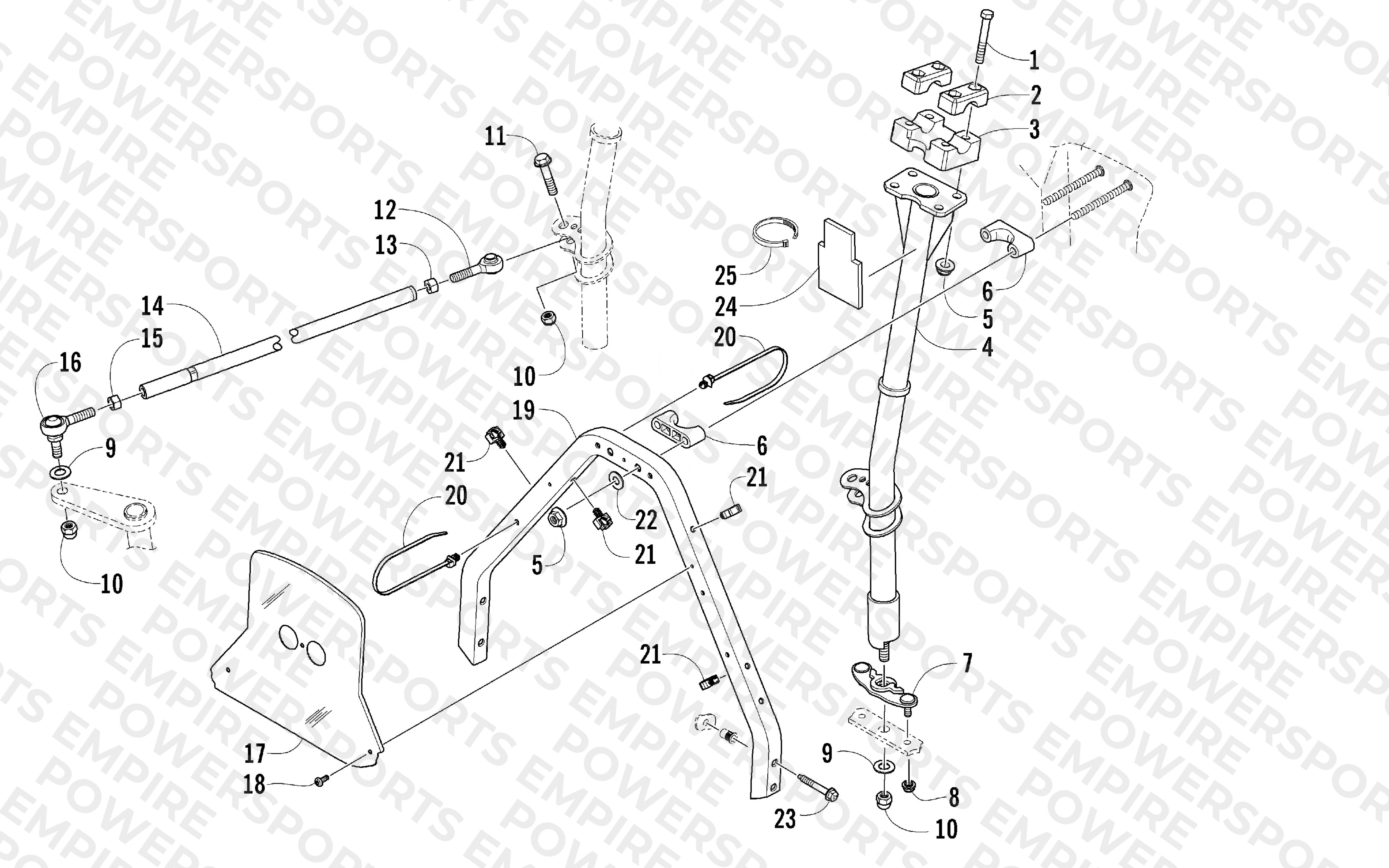 STEERING POST ASSEMBLY