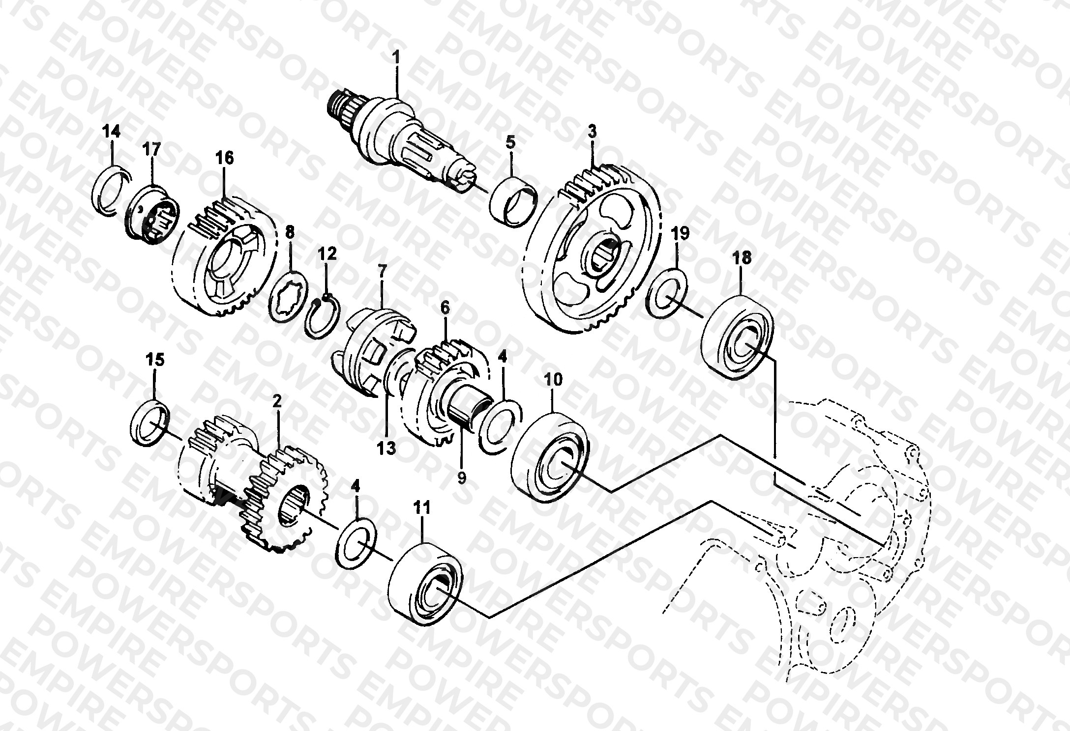 SECONDARY TRANSMISSION ASSEMBLY