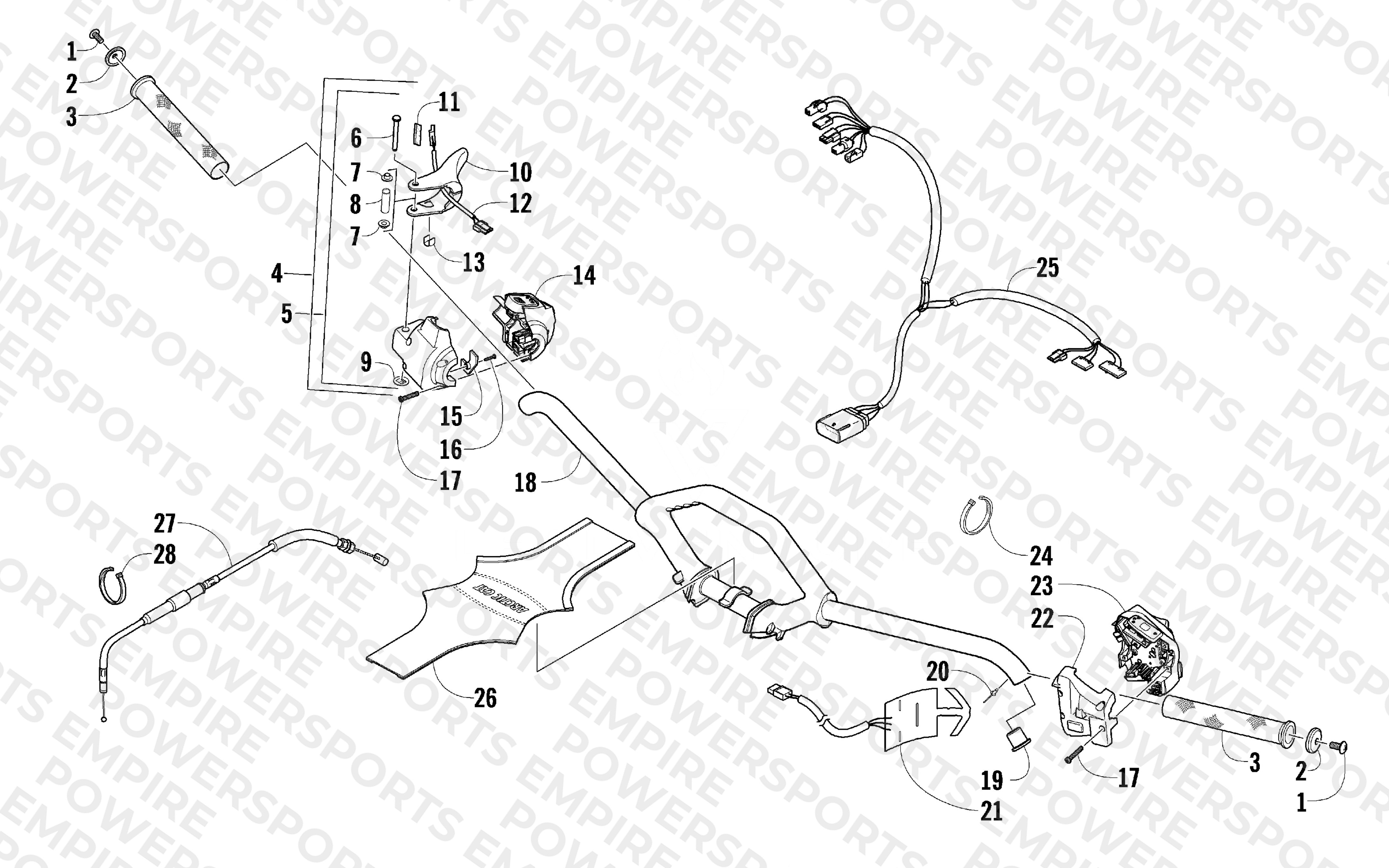 HANDLEBAR AND CONTROLS