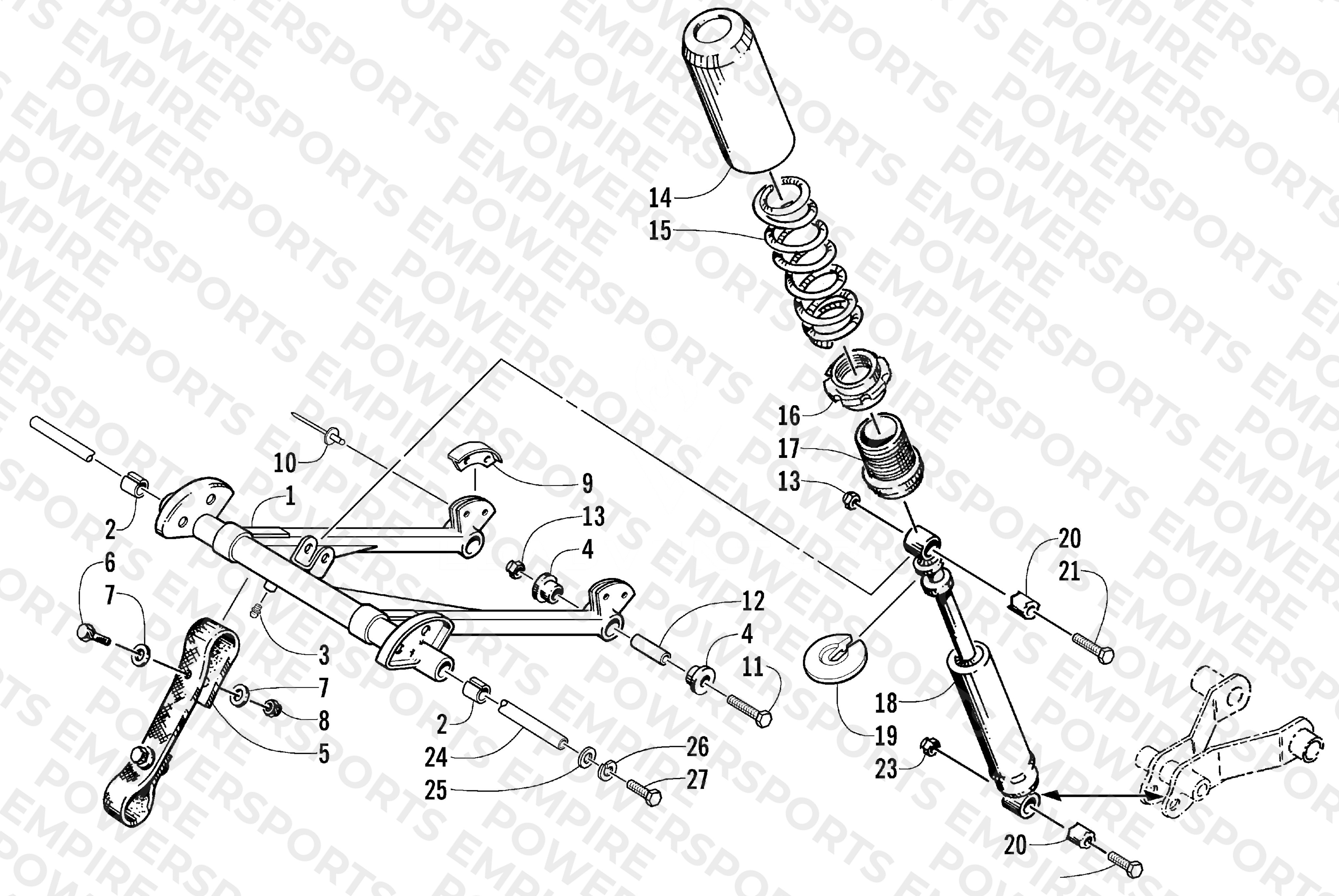 REAR SUSPENSION FRONT ARM ASSEMBLY