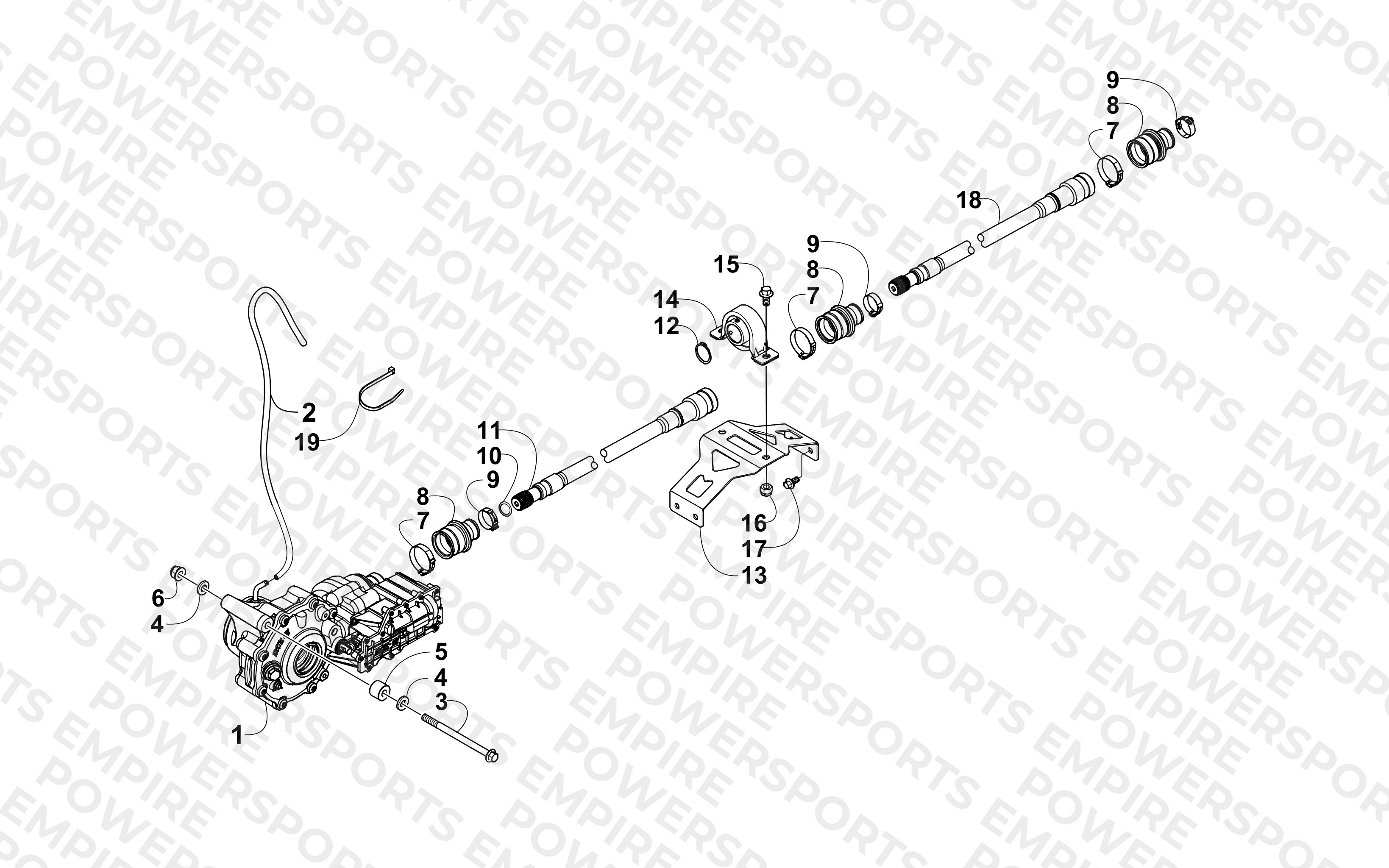 FRONT DRIVE SYSTEM ASSEMBLY