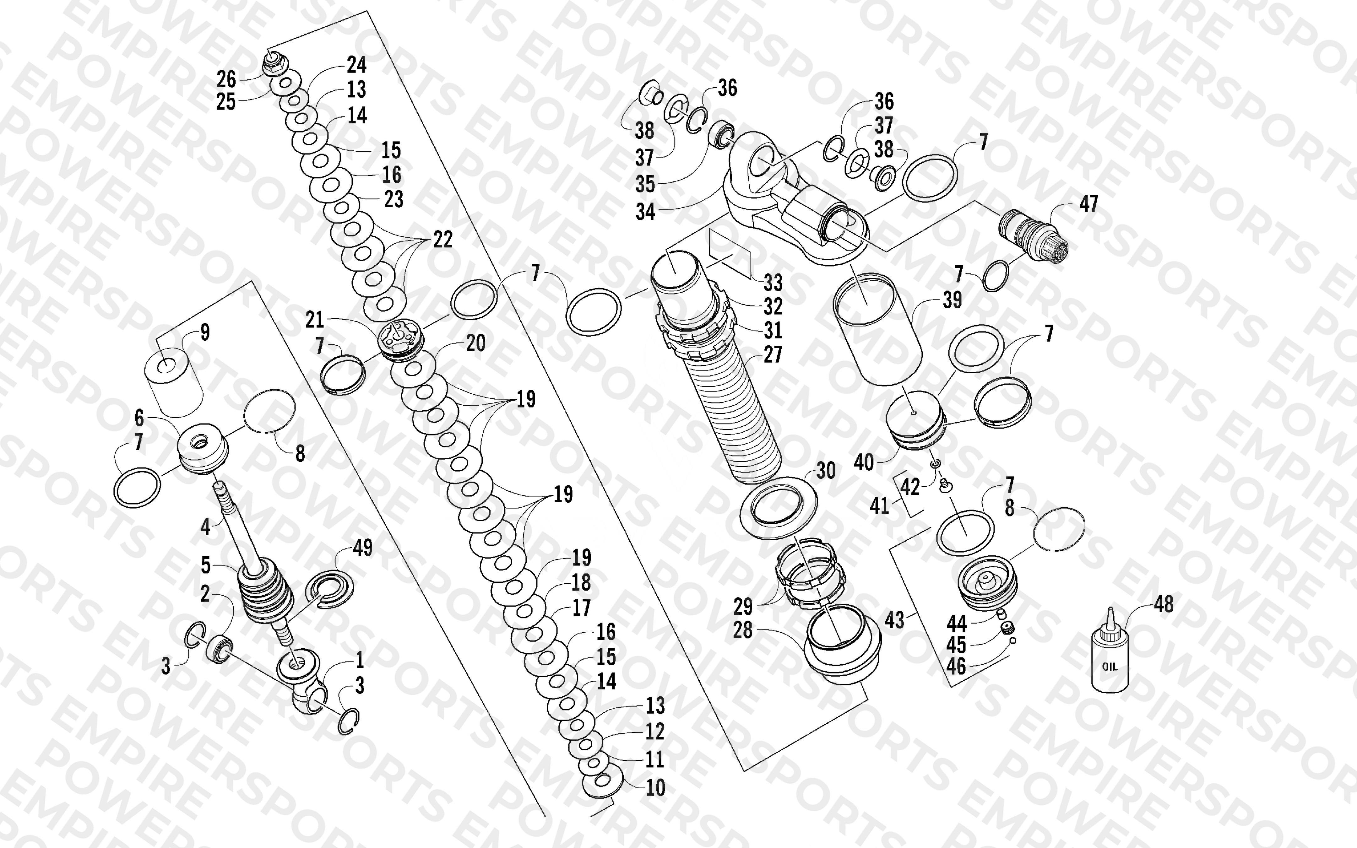 REAR SUSPENSION SHOCK ABSORBER