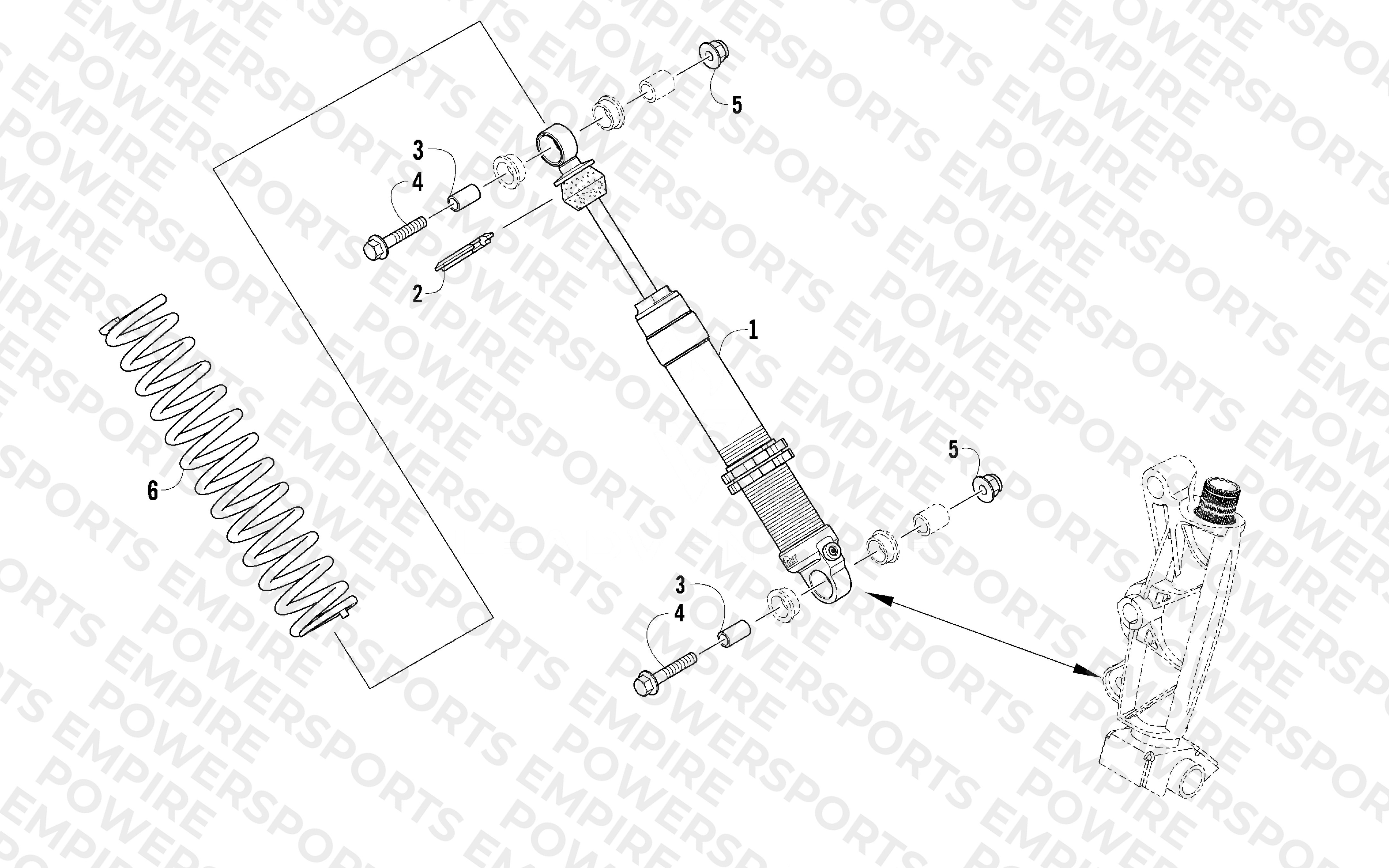 FRONT SUSPENSION SHOCK ABSORBER ASSEMBLY