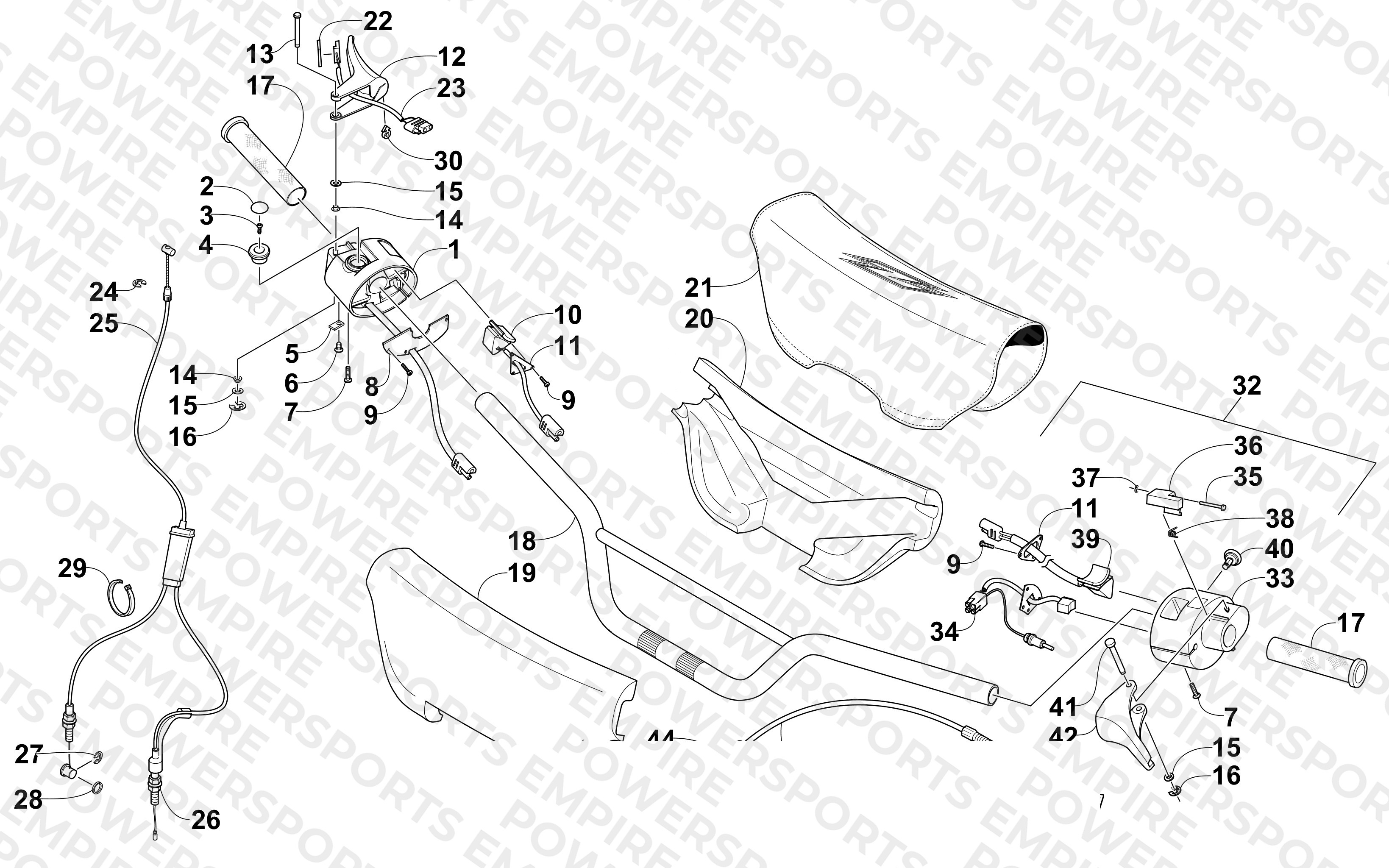 HANDLEBAR AND CONTROLS