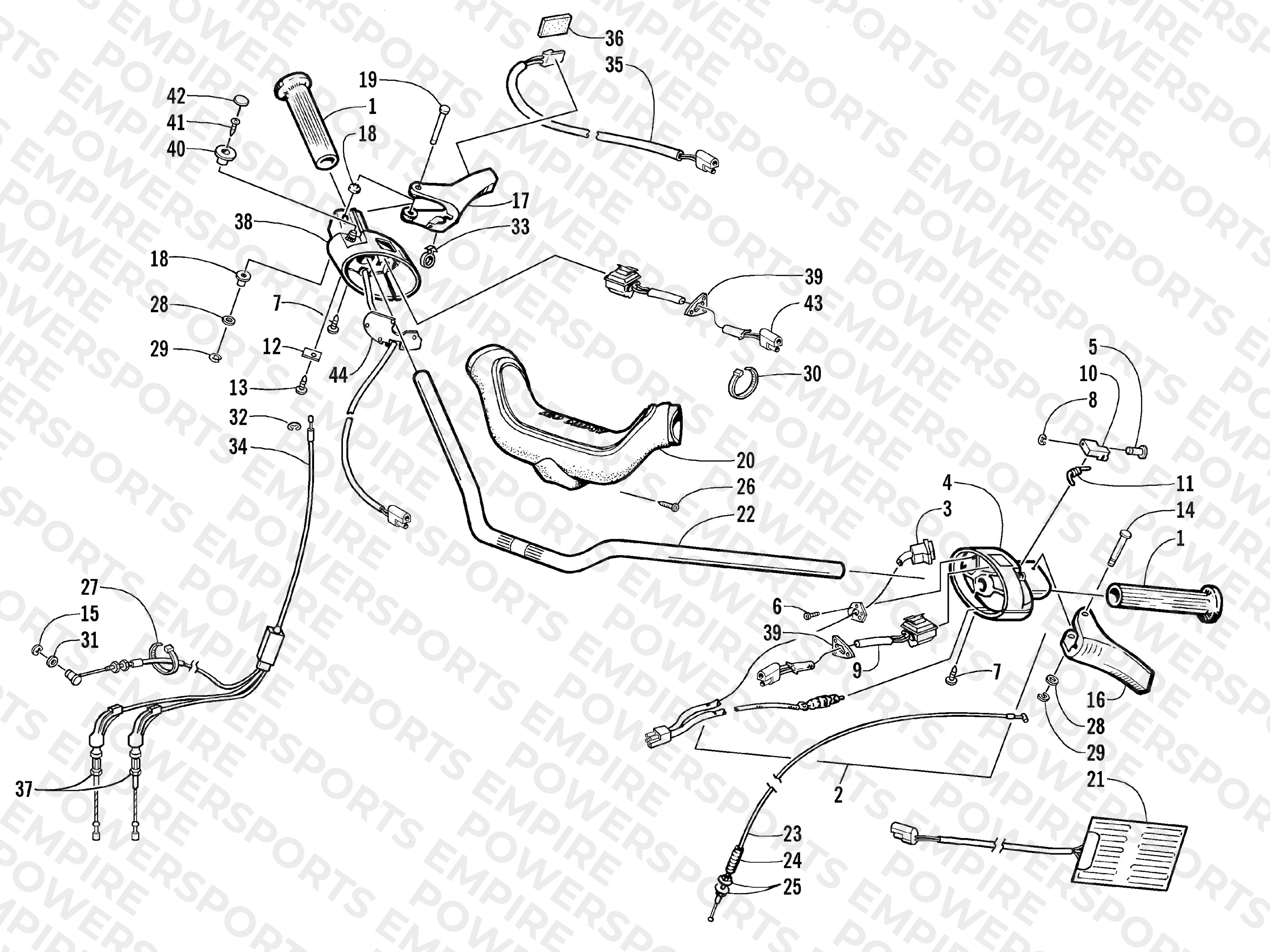 HANDLEBAR AND CONTROLS