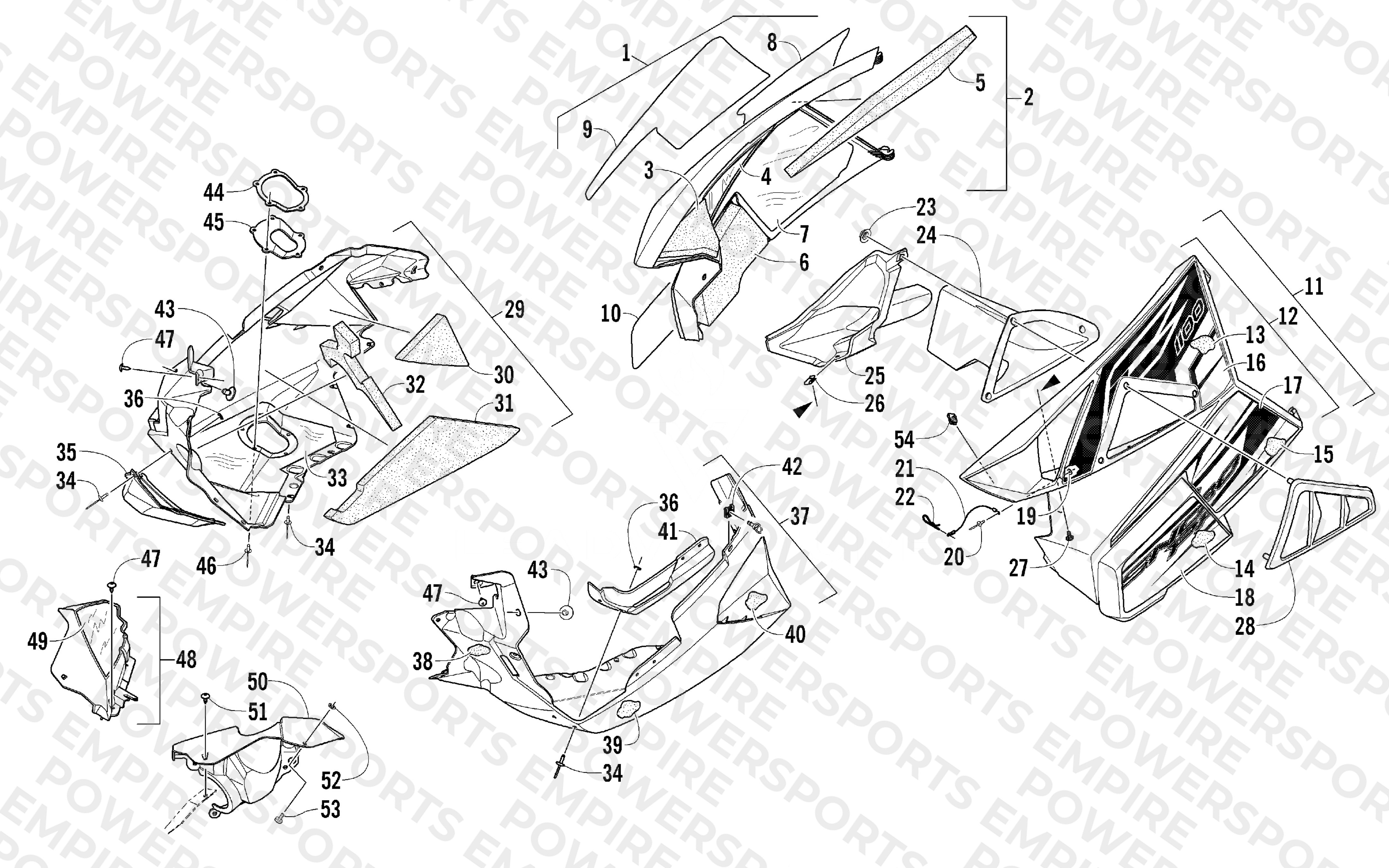 SKID PLATE AND SIDE PANEL ASSEMBLY