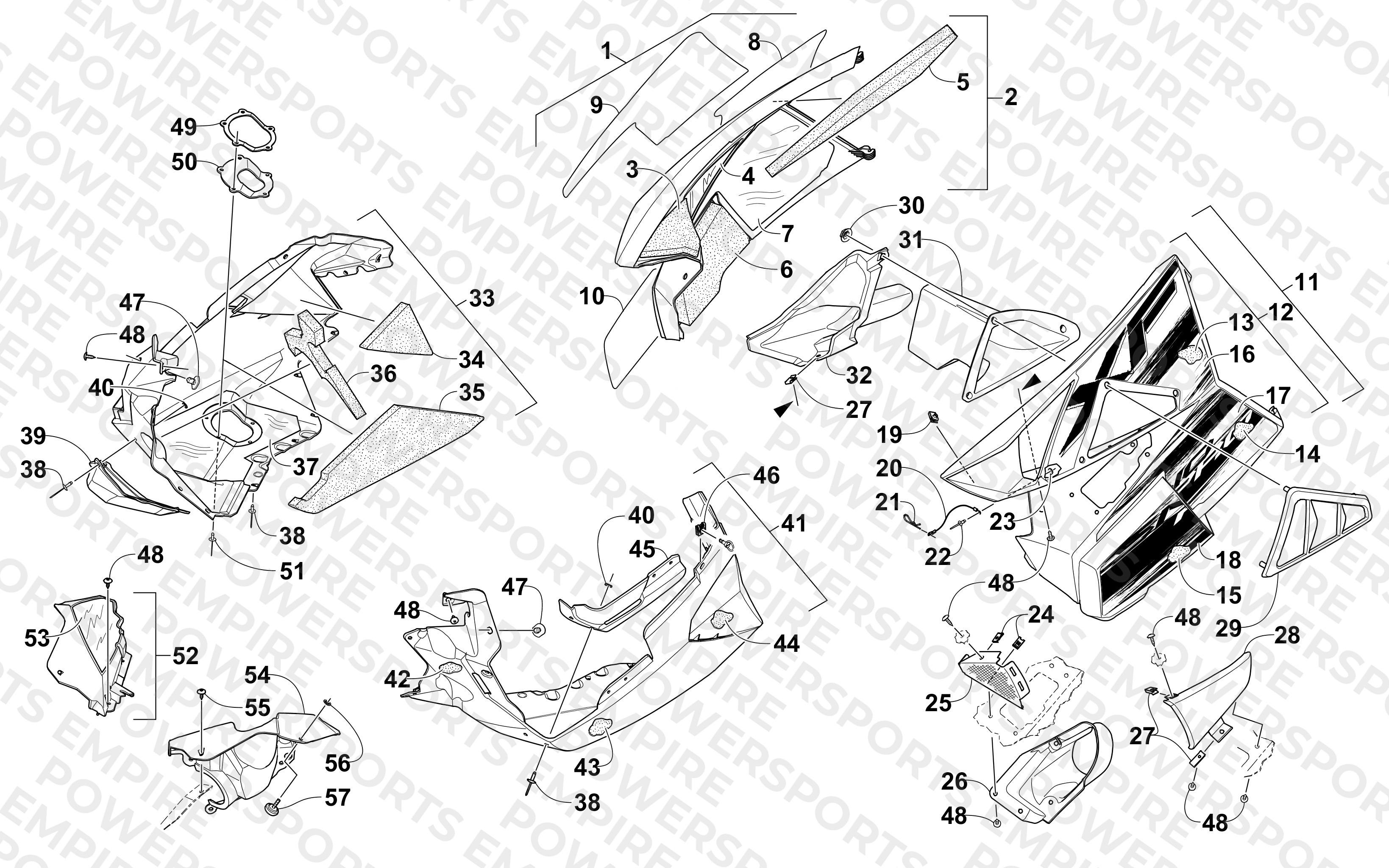 SKID PLATE AND SIDE PANEL ASSEMBLY
