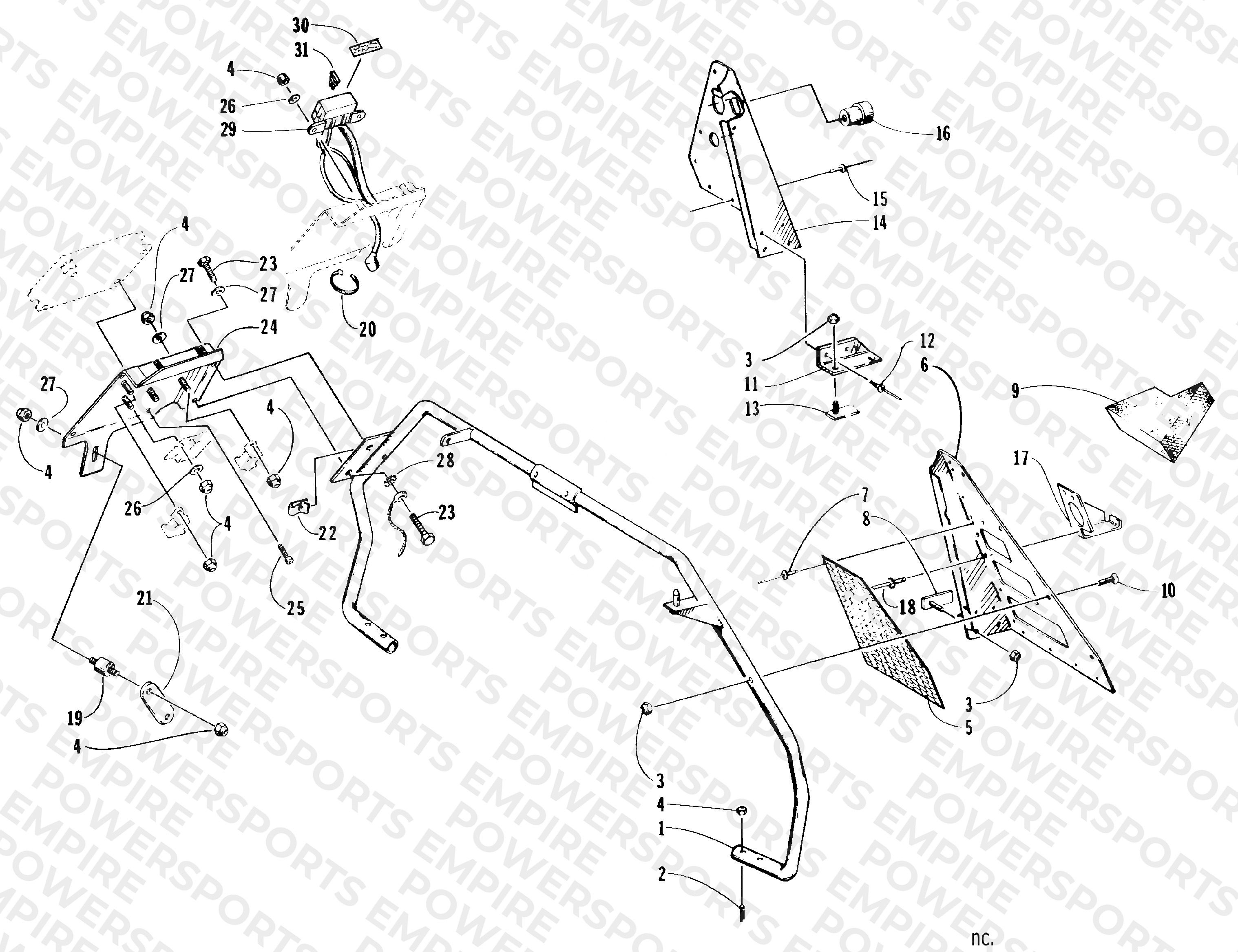 STEERING SUPPORT ASSEMBLY