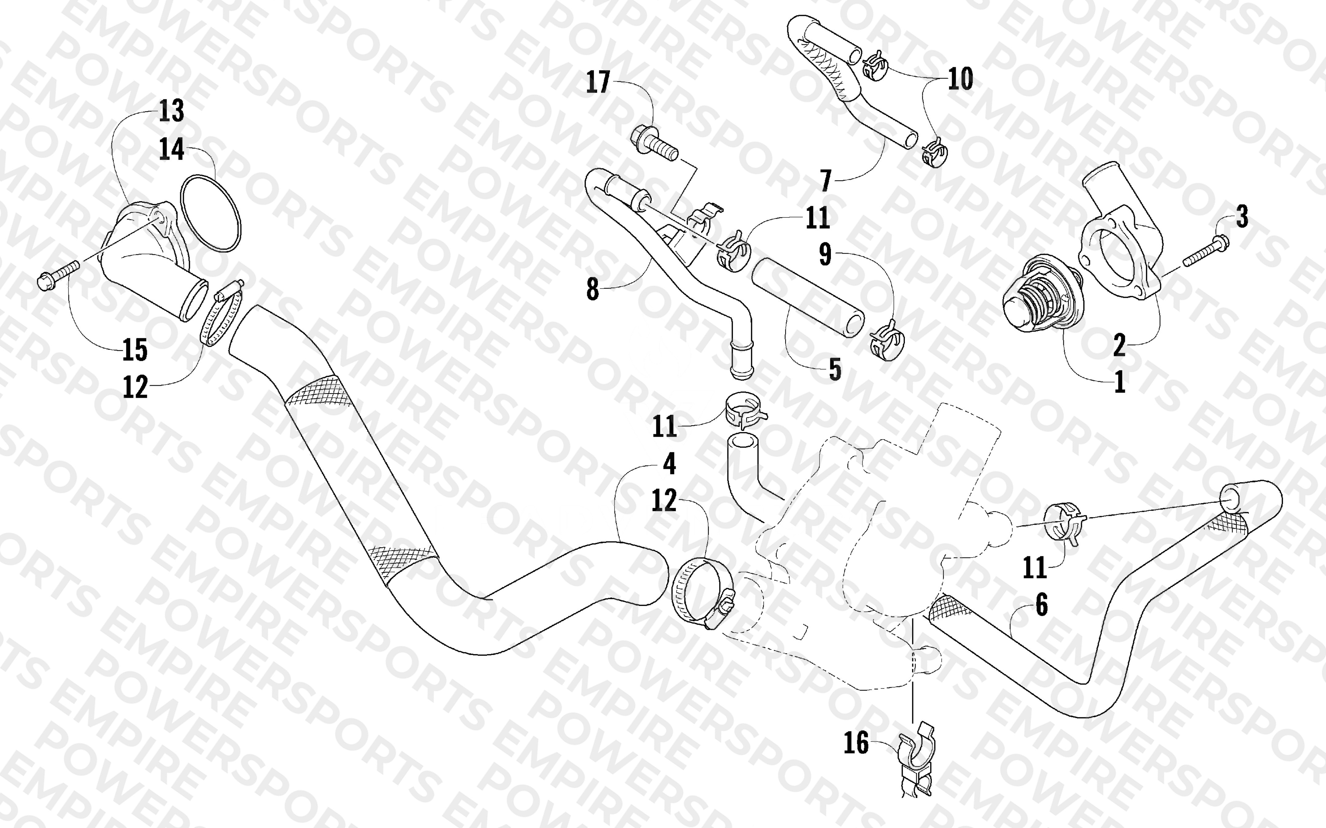 WATER HOSE ASSEMBLY
