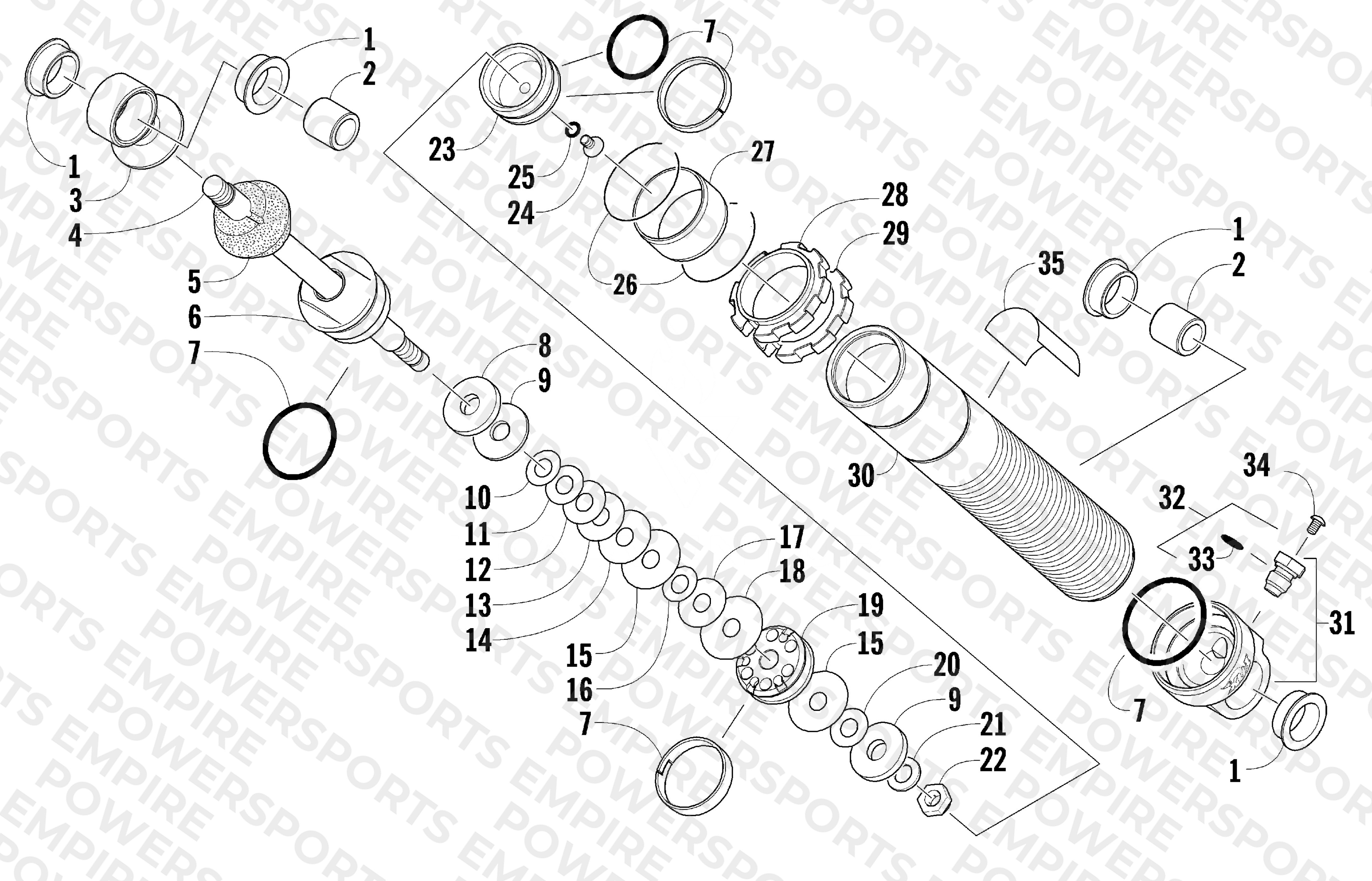 FRONT SUSPENSION SHOCK ABSORBER