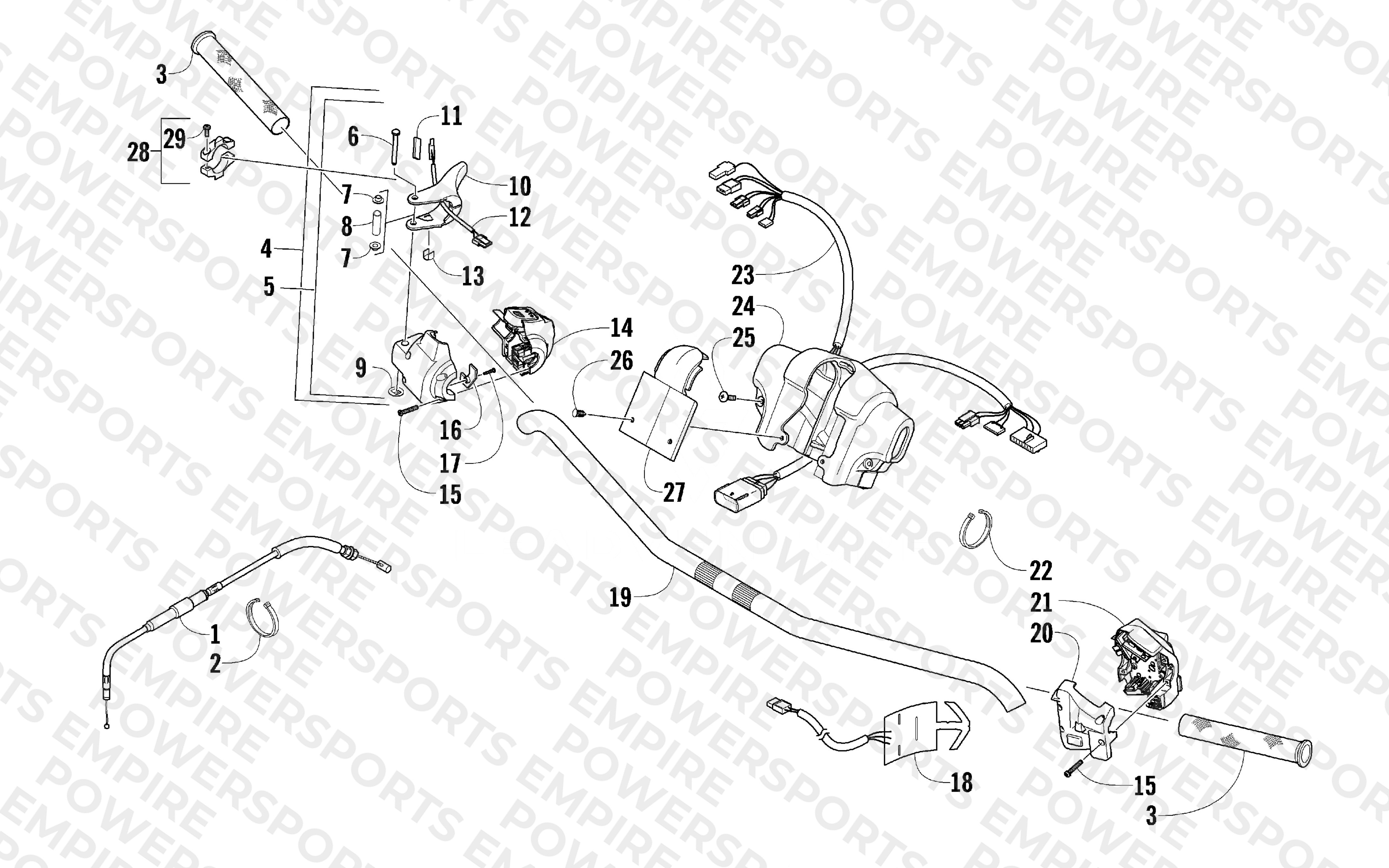 HANDLEBAR AND CONTROLS