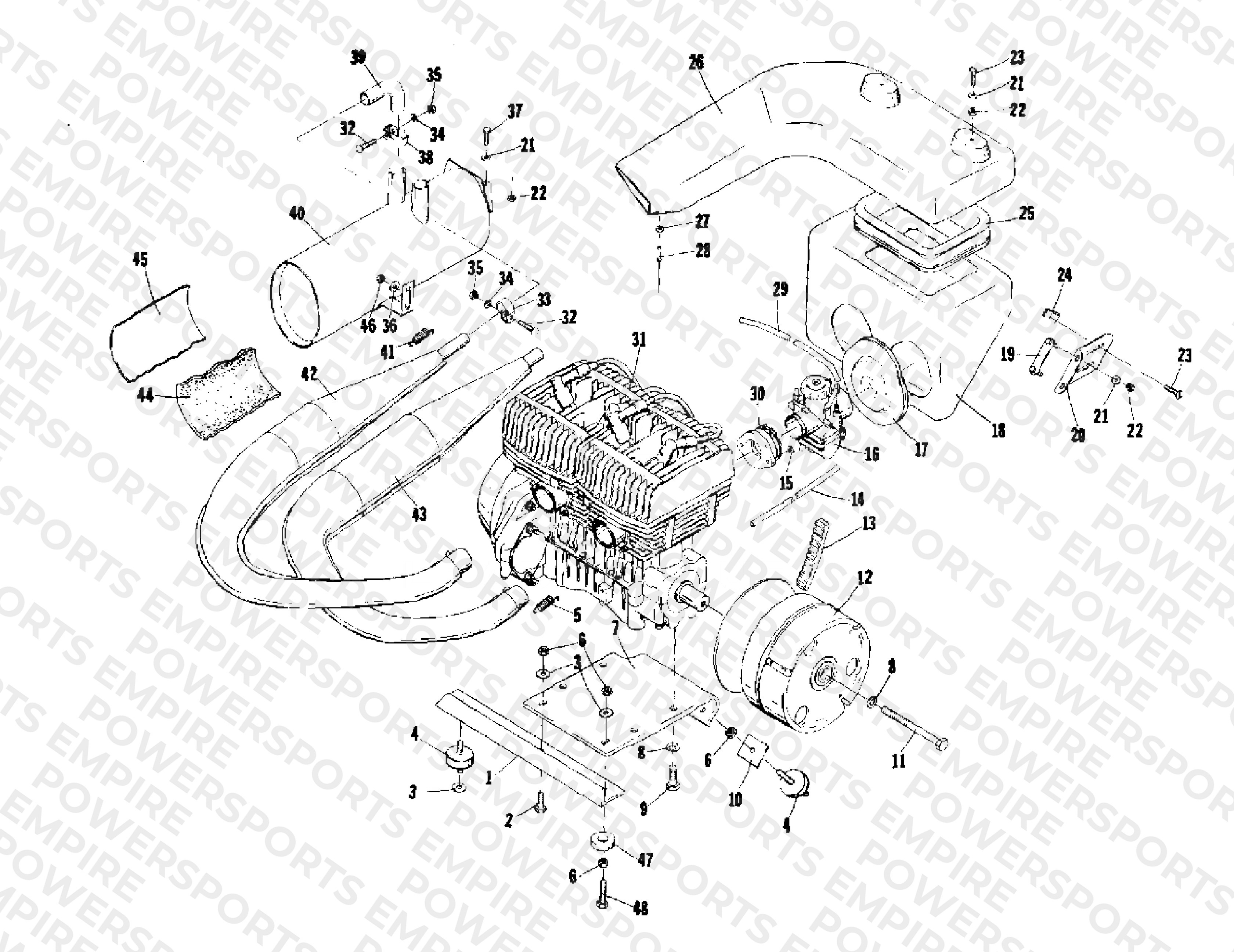 ENGINE MOUNTING PARTS