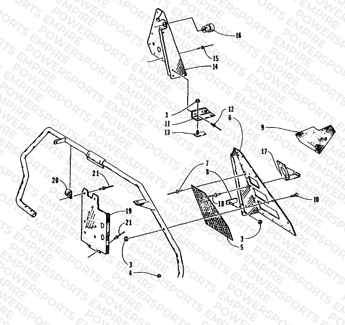 STEERING SUPPORT ASSEMBLY