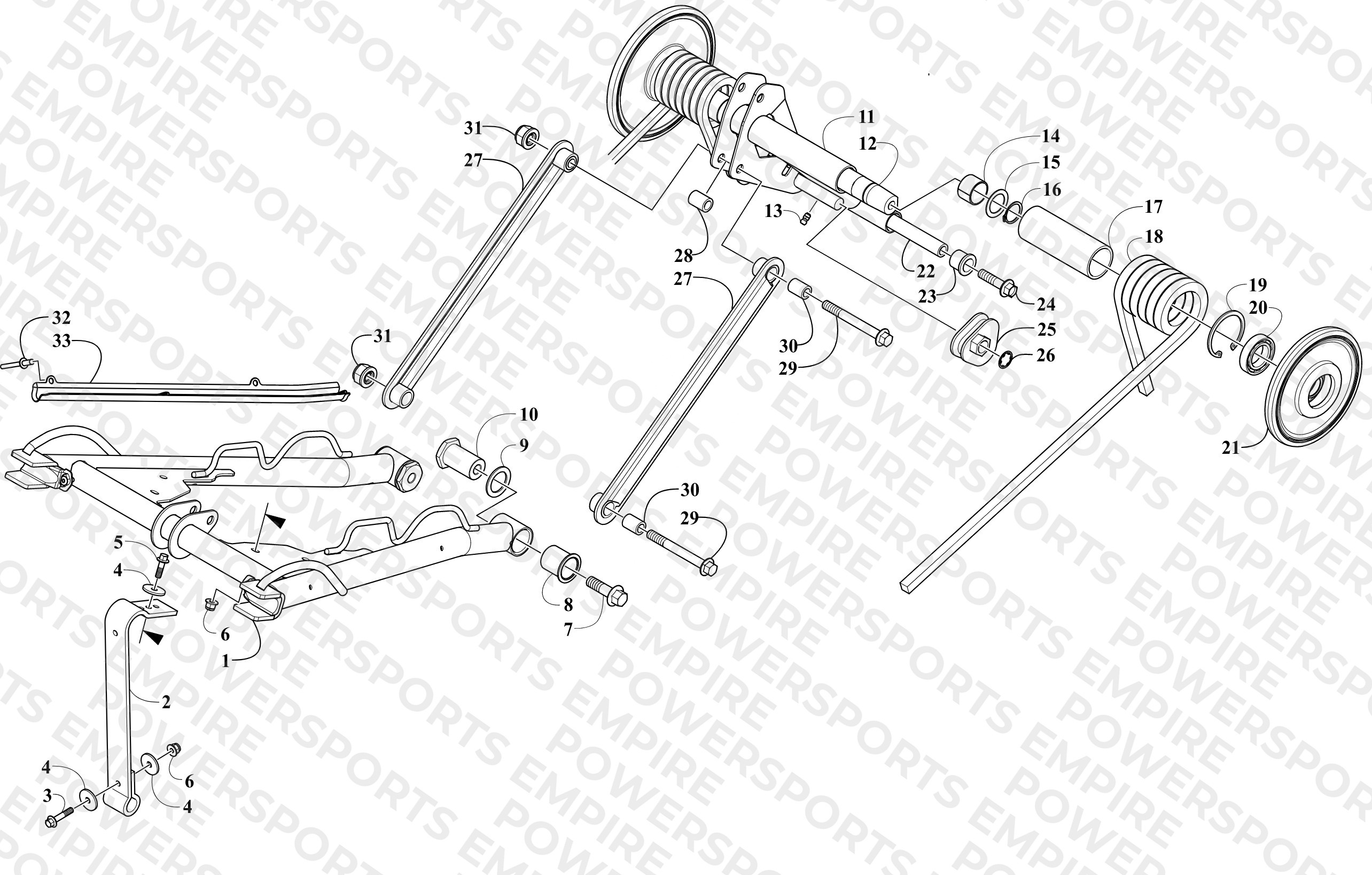REAR SUSPENSION ARM ASSEMBLIES