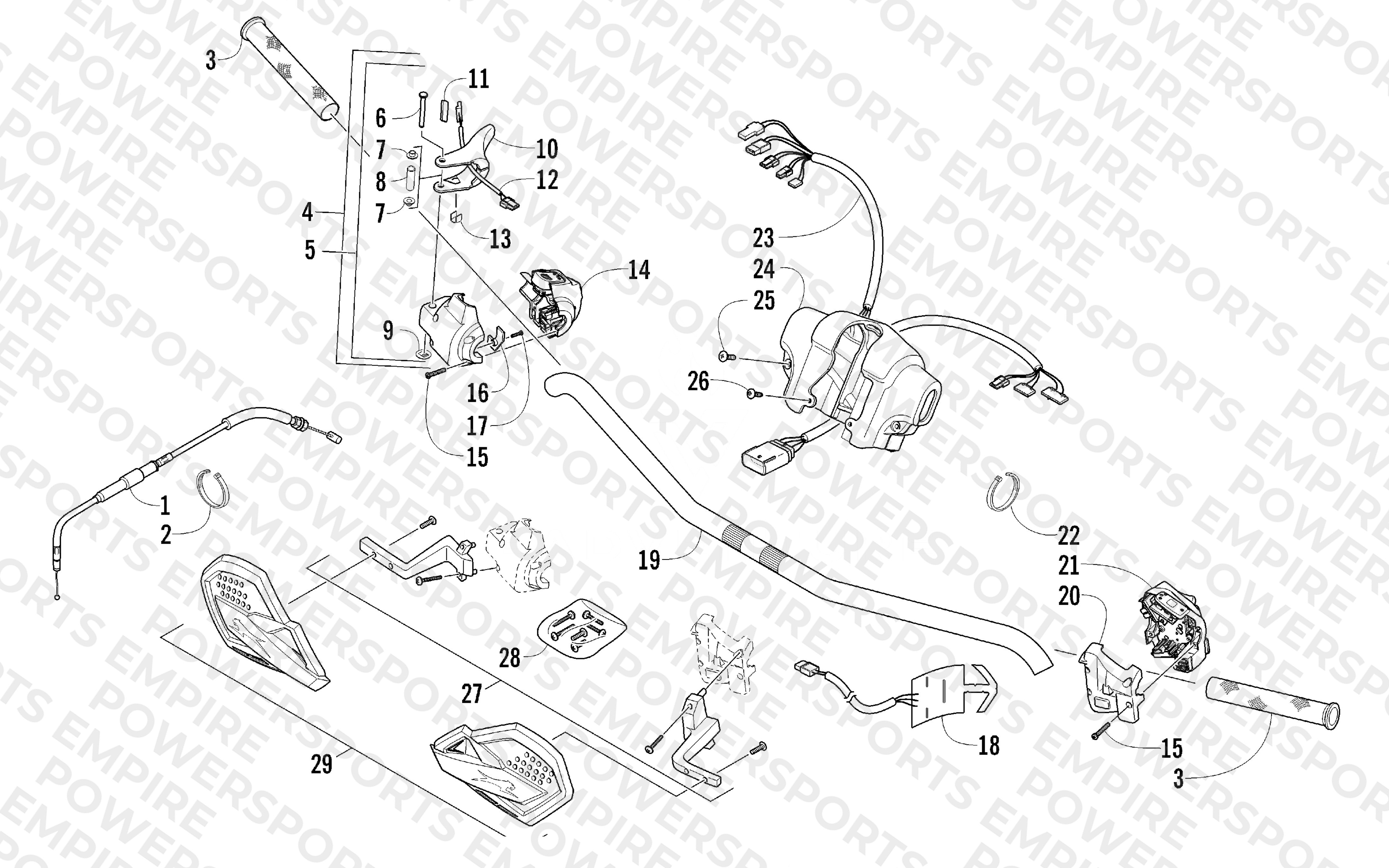 HANDLEBAR AND CONTROLS
