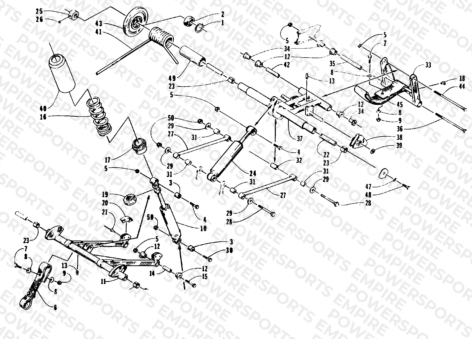 REAR SUSPENSION ARM ASSEMBLIES