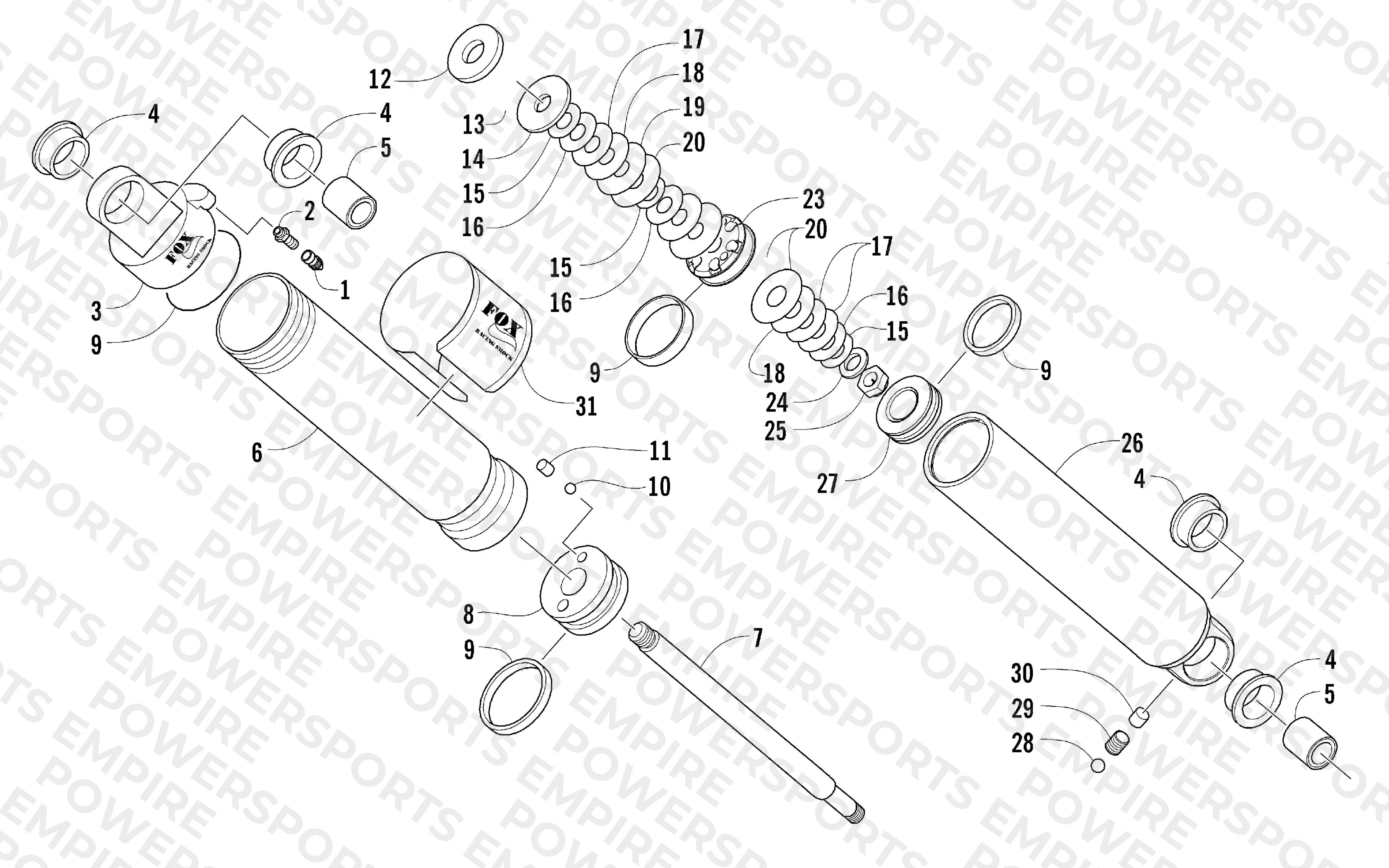 FRONT SUSPENSION SHOCK ABSORBER
