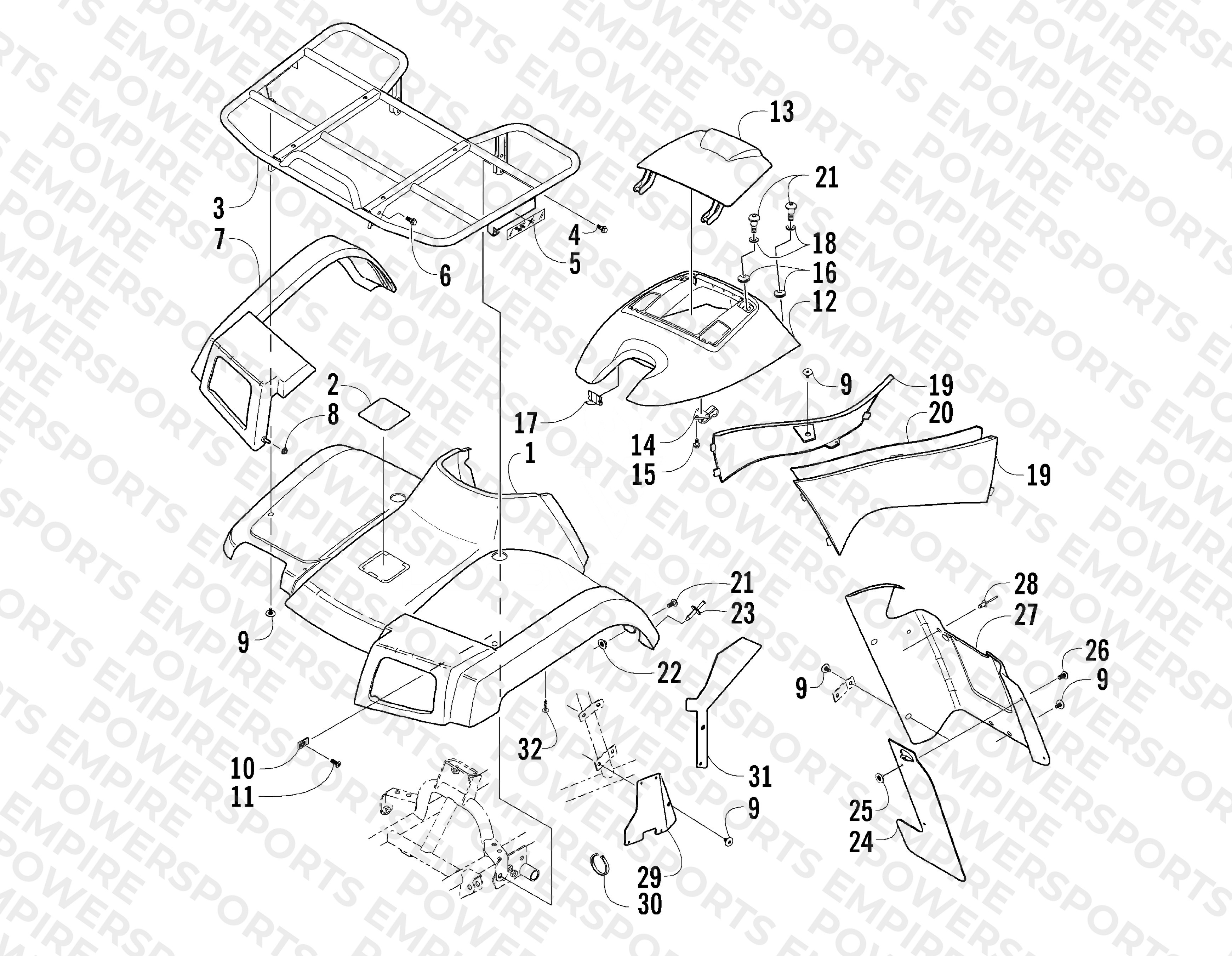 FRONT BODY PANEL ASSEMBLY