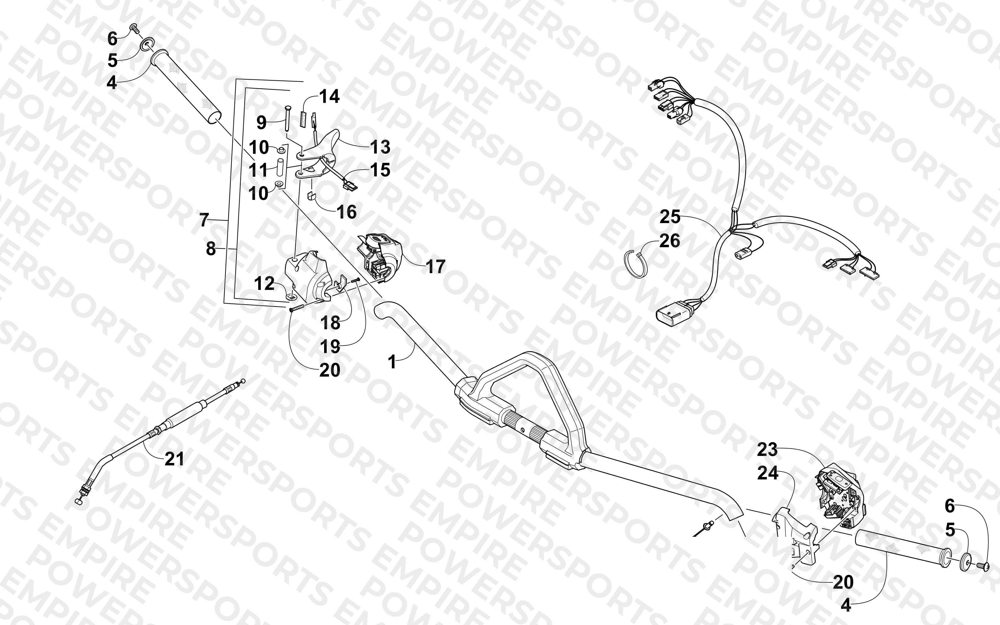 HANDLEBAR AND CONTROLS