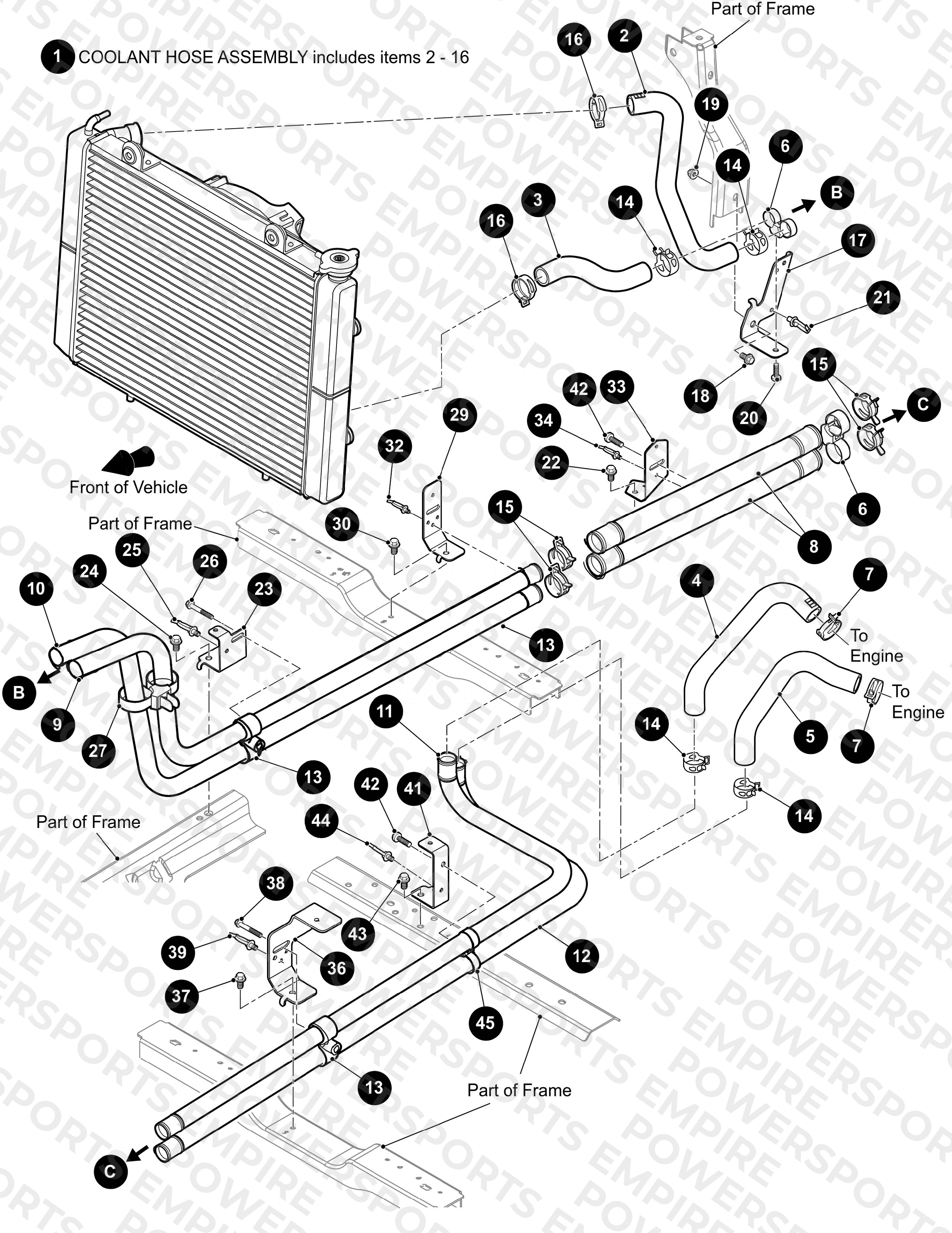 COOLANT LINE ASSEMBLY