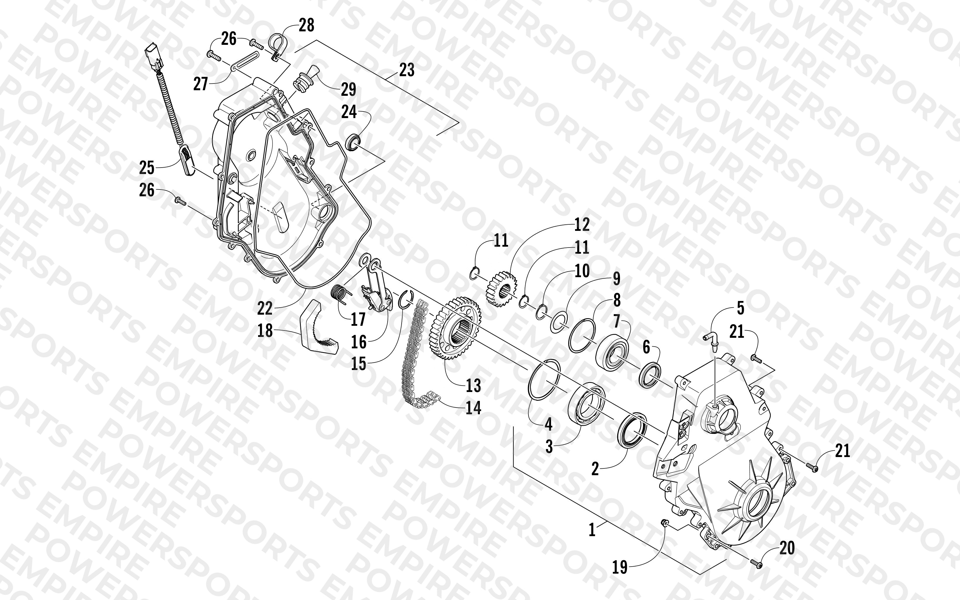 CHAIN CASE ASSEMBLY