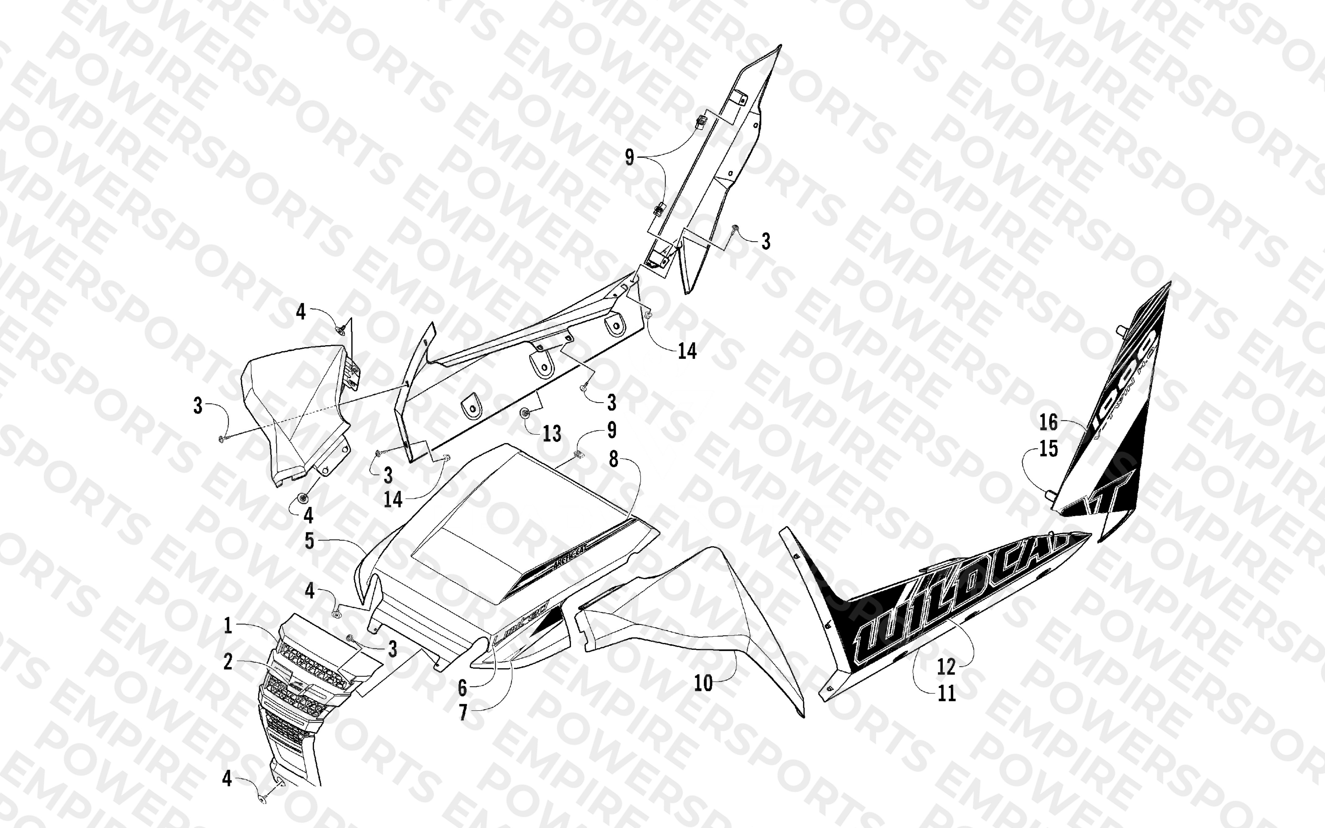 FRONT AND SIDE PANEL ASSEMBLIES