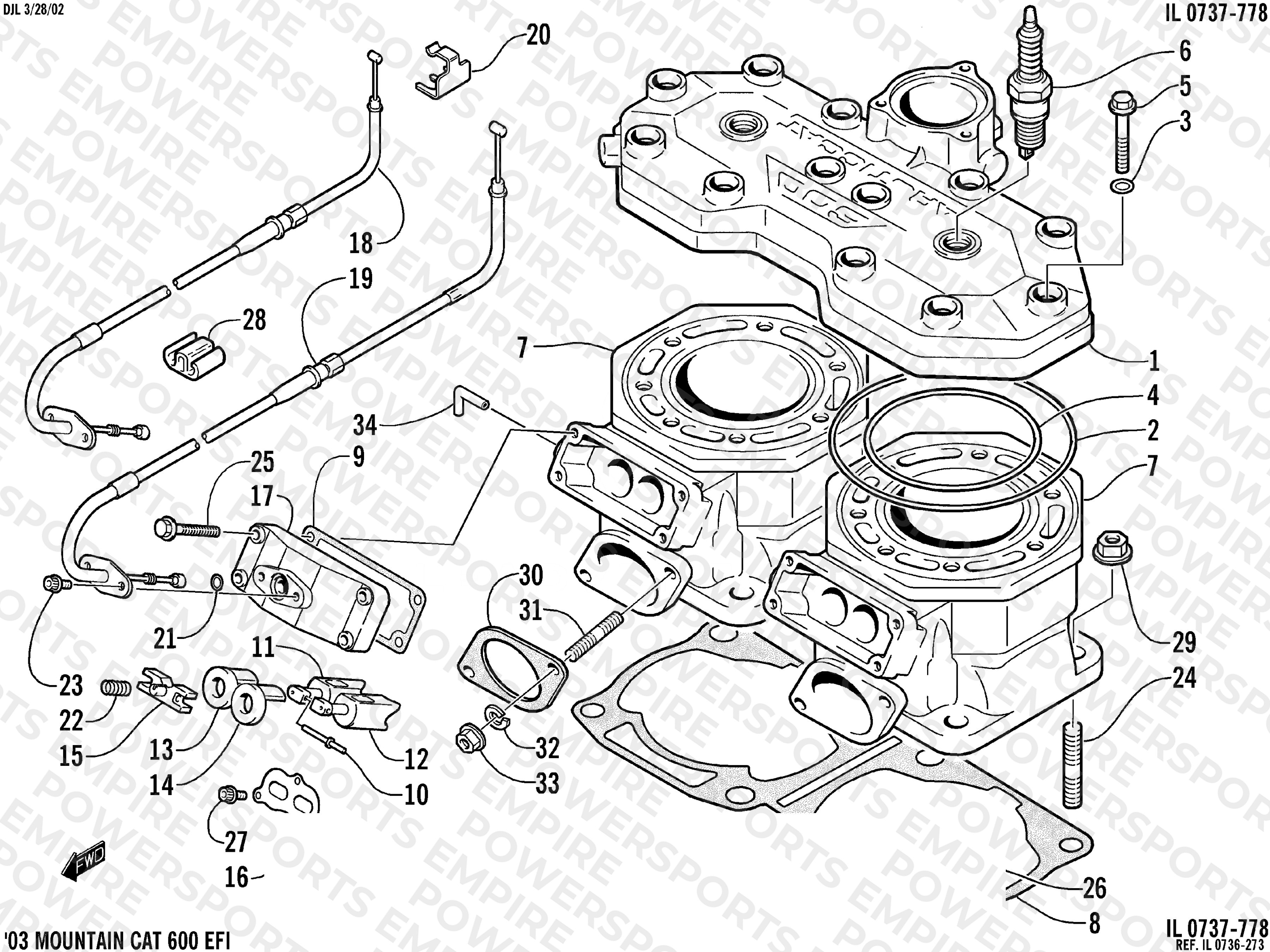 CYLINDER AND HEAD ASSEMBLY