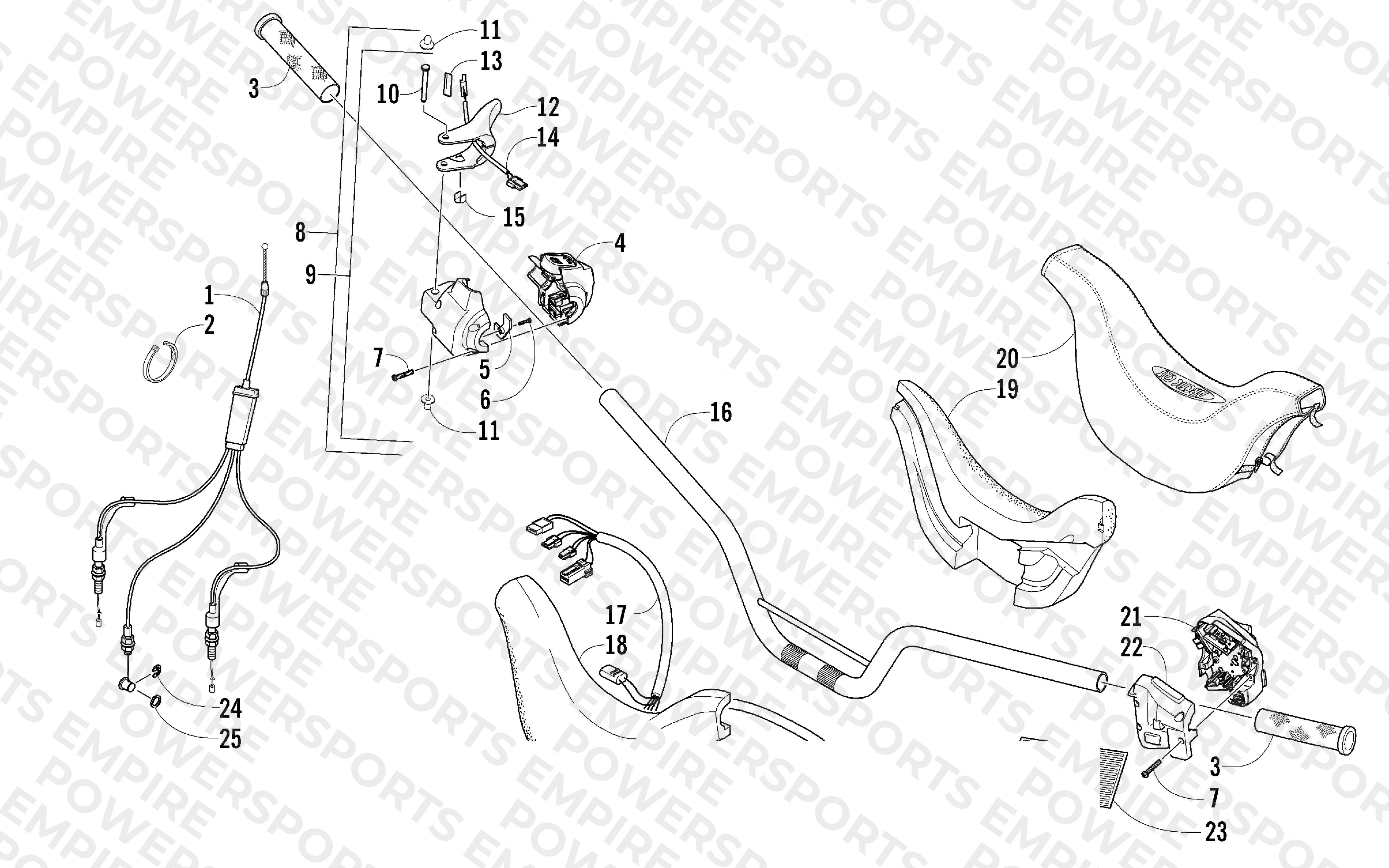 HANDLEBAR AND CONTROLS