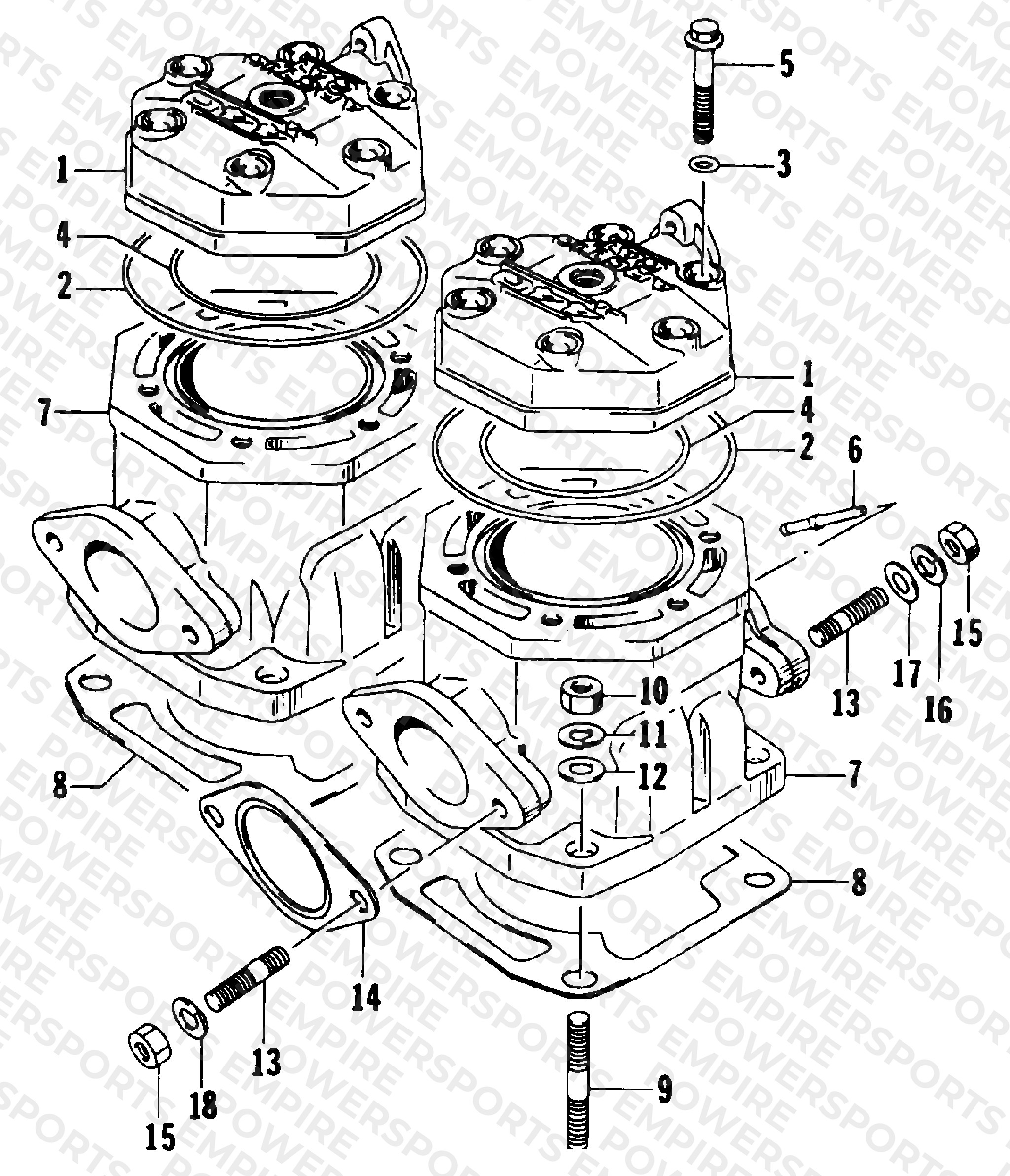 CYLINDER AND HEAD ASSEMBLY