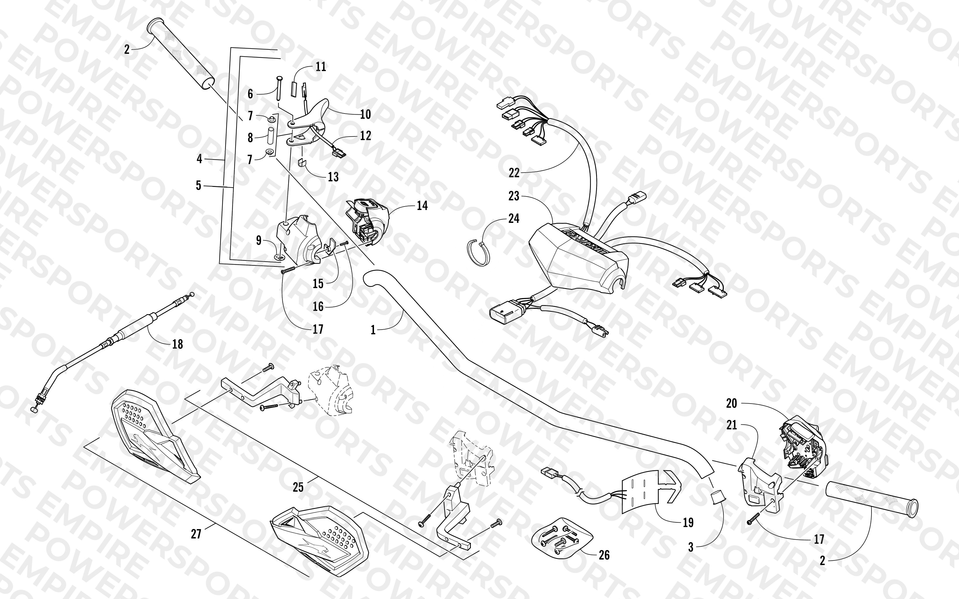 HANDLEBAR AND CONTROLS