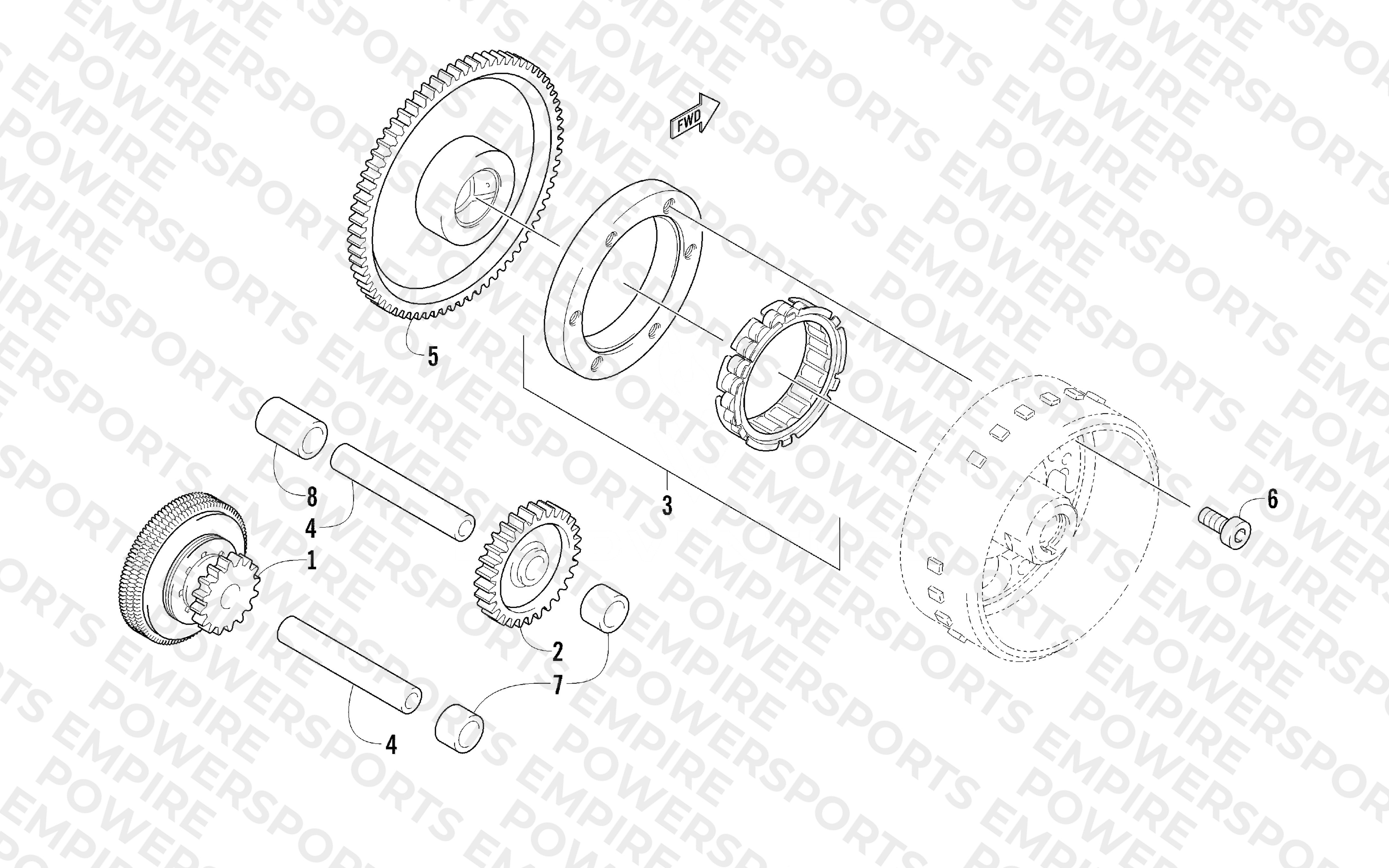STARTER CLUTCH ASSEMBLY
