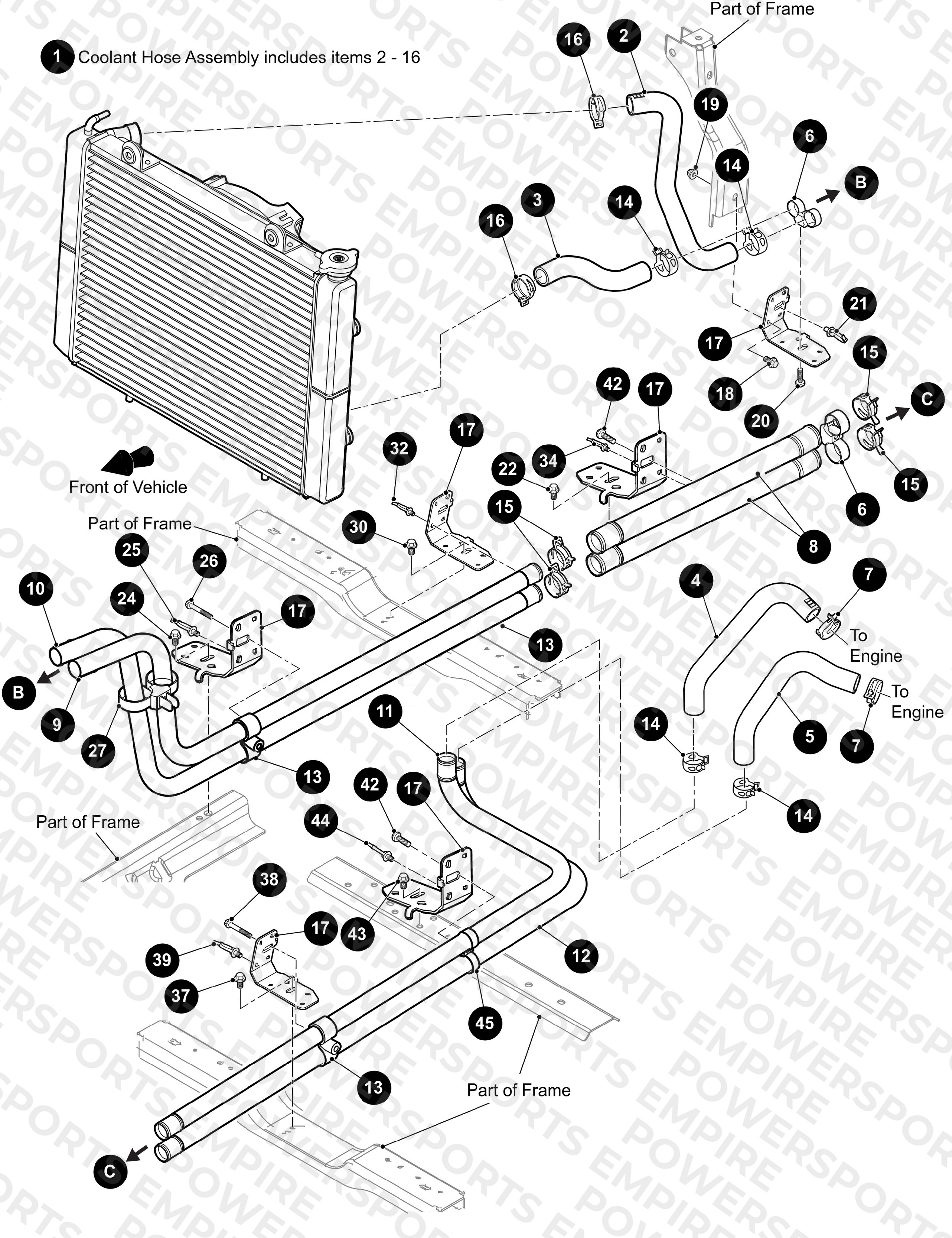 COOLANT LINE ASSEMBLY